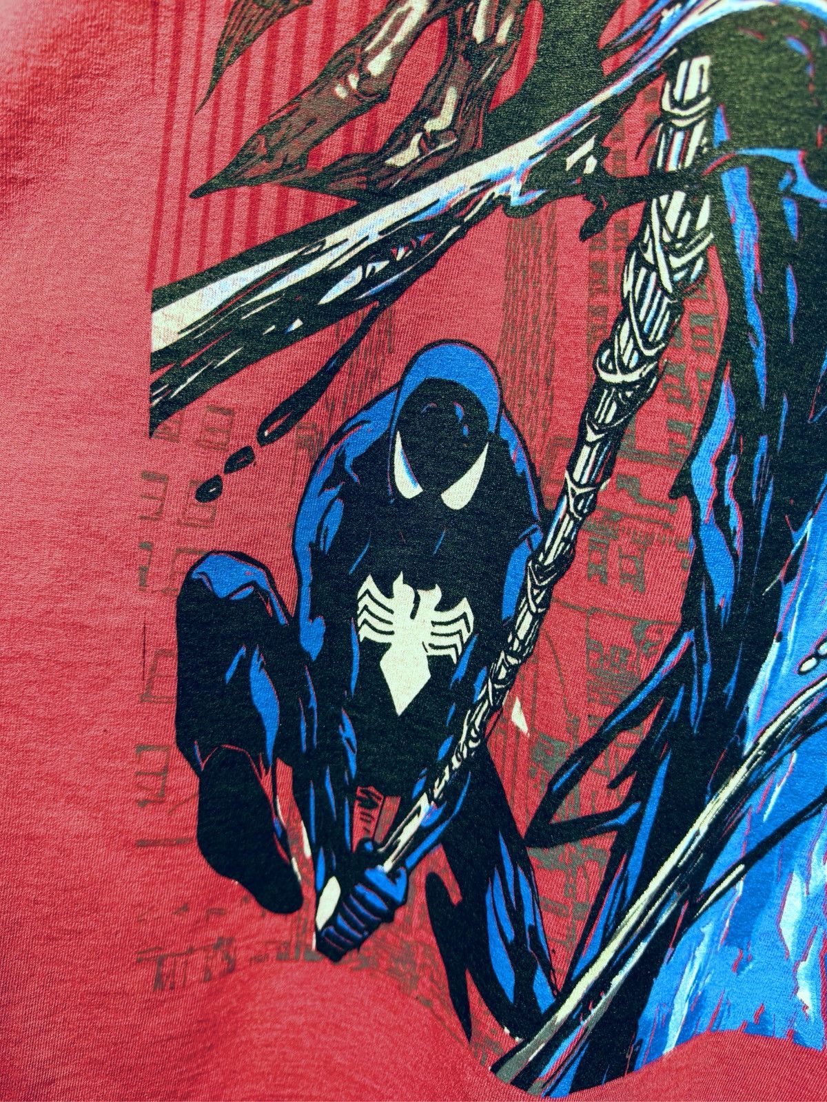 Marvel Comics VINTAGE RUSH KNULL VENOM SPIDERMAN CARNAGE FADED RED TEE VTG Size US XXL / EU 58 / 5 - 7 Thumbnail