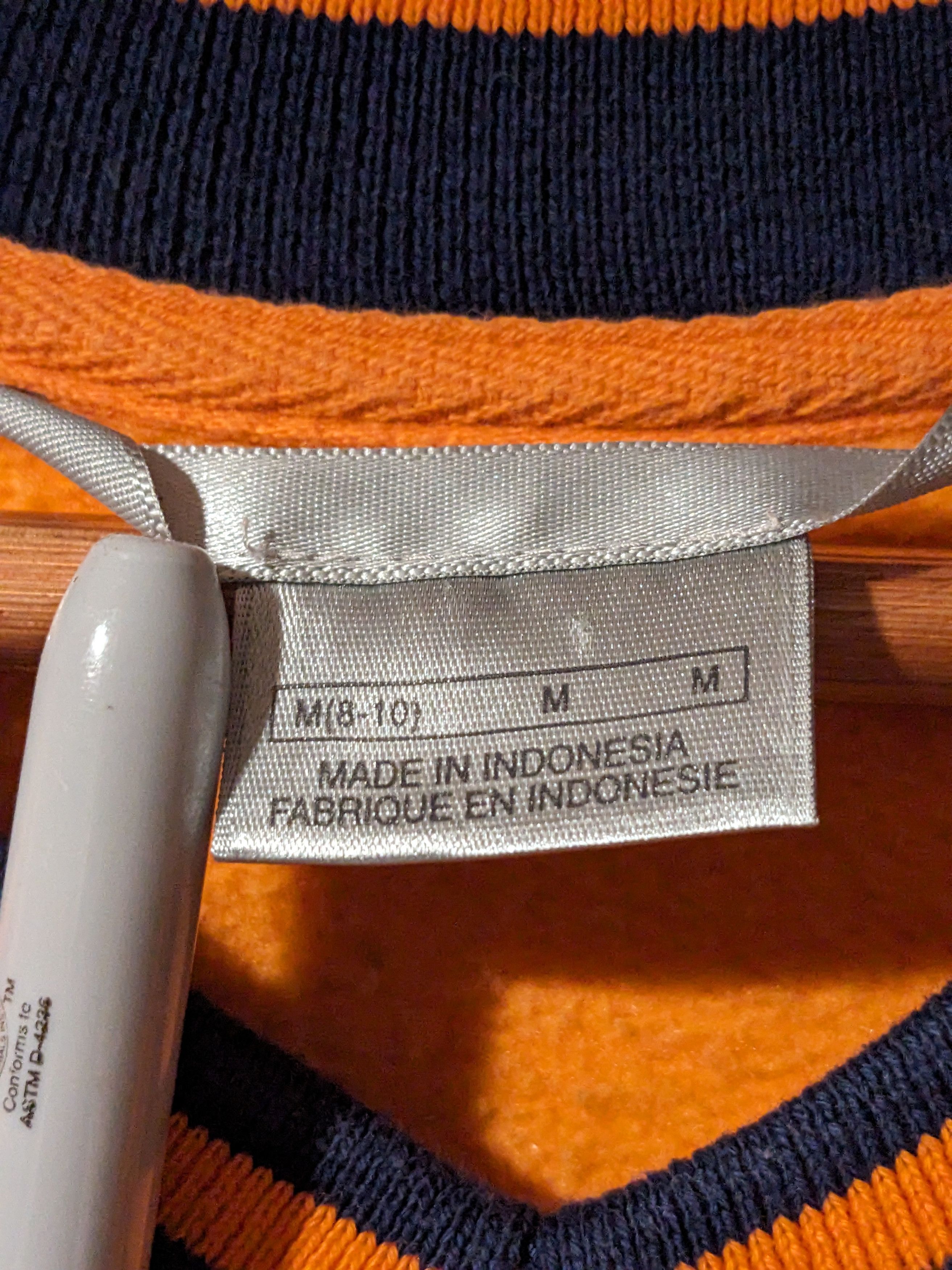 Nike × Vintage Vintage Y2K Nike Center Swoosh Orange Medium Sweatshirt Size US M / EU 48-50 / 2 - 3 Thumbnail