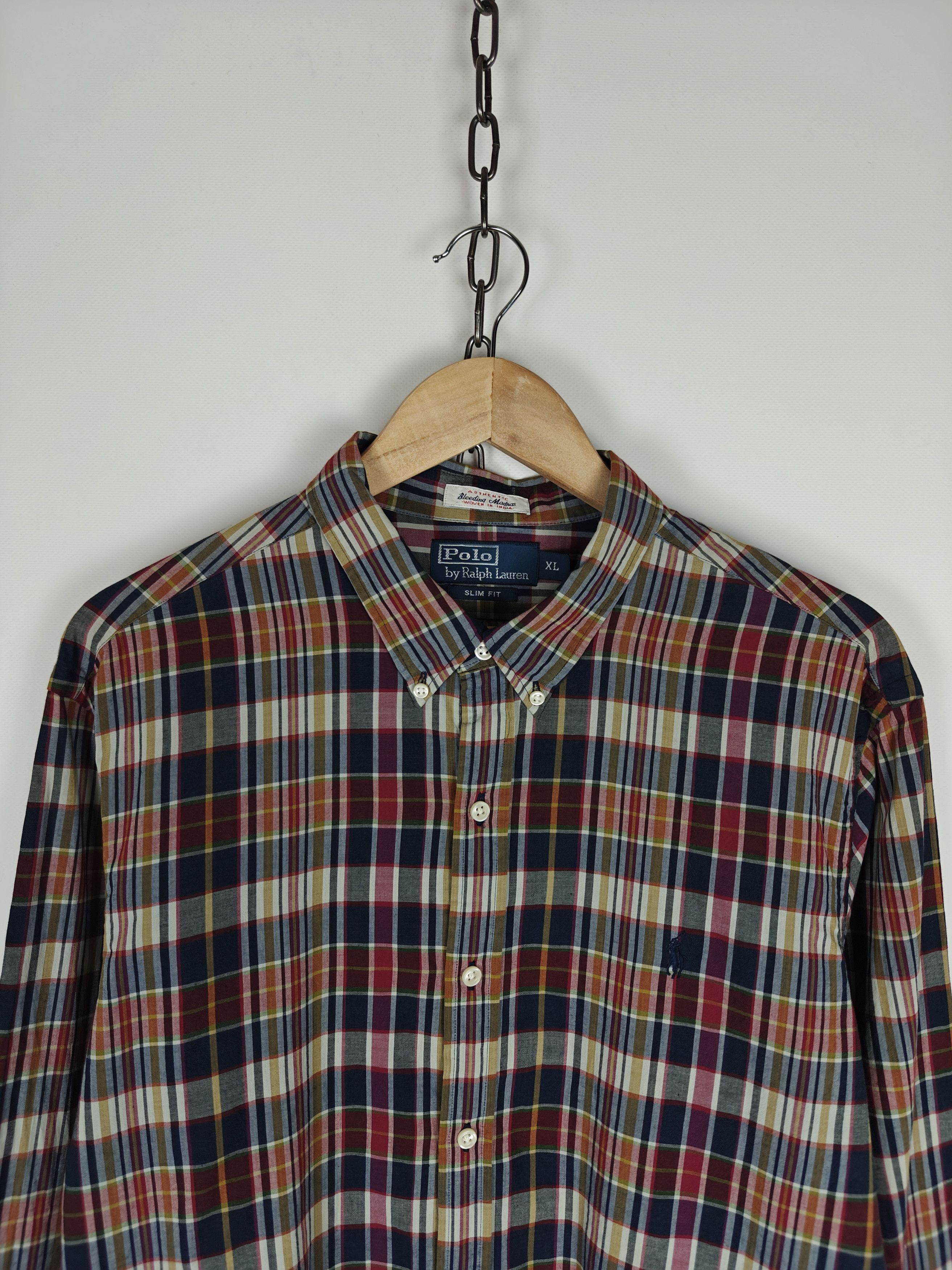 Polo Ralph Lauren Polo Ralph Lauren Check Shirt Slim Fit size XL Size US XL / EU 56 / 4 - 2 Thumbnail