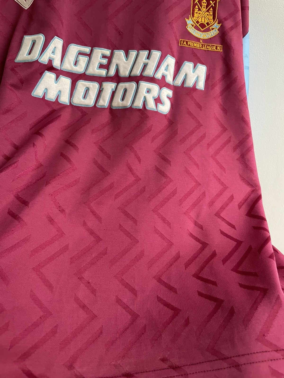 Vintage Bobby Moore West Ham United 1993 1994 1995 Football Shirt Size US XXL / EU 58 / 5 - 18 Thumbnail
