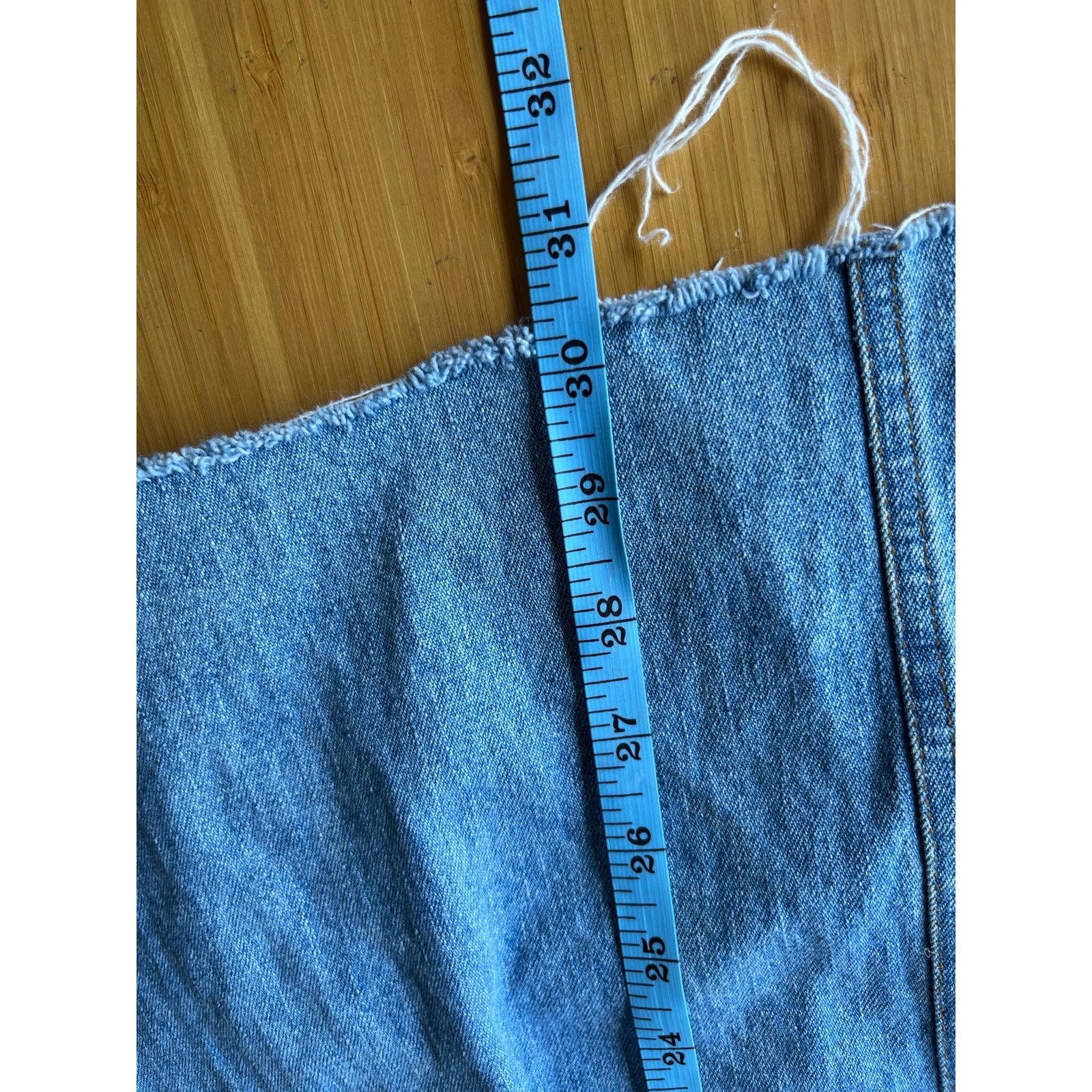 Faded Glory Vintage 1990s Faded Glory Denim Overall Jumper Mini Dress S Size S / US 4 / IT 40 - 4 Thumbnail