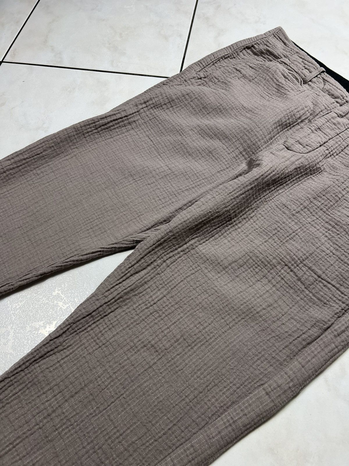 hannes roether Hannes Roether avant garde shrunk patterned pants Size US 34 / EU 50 - 8 Thumbnail