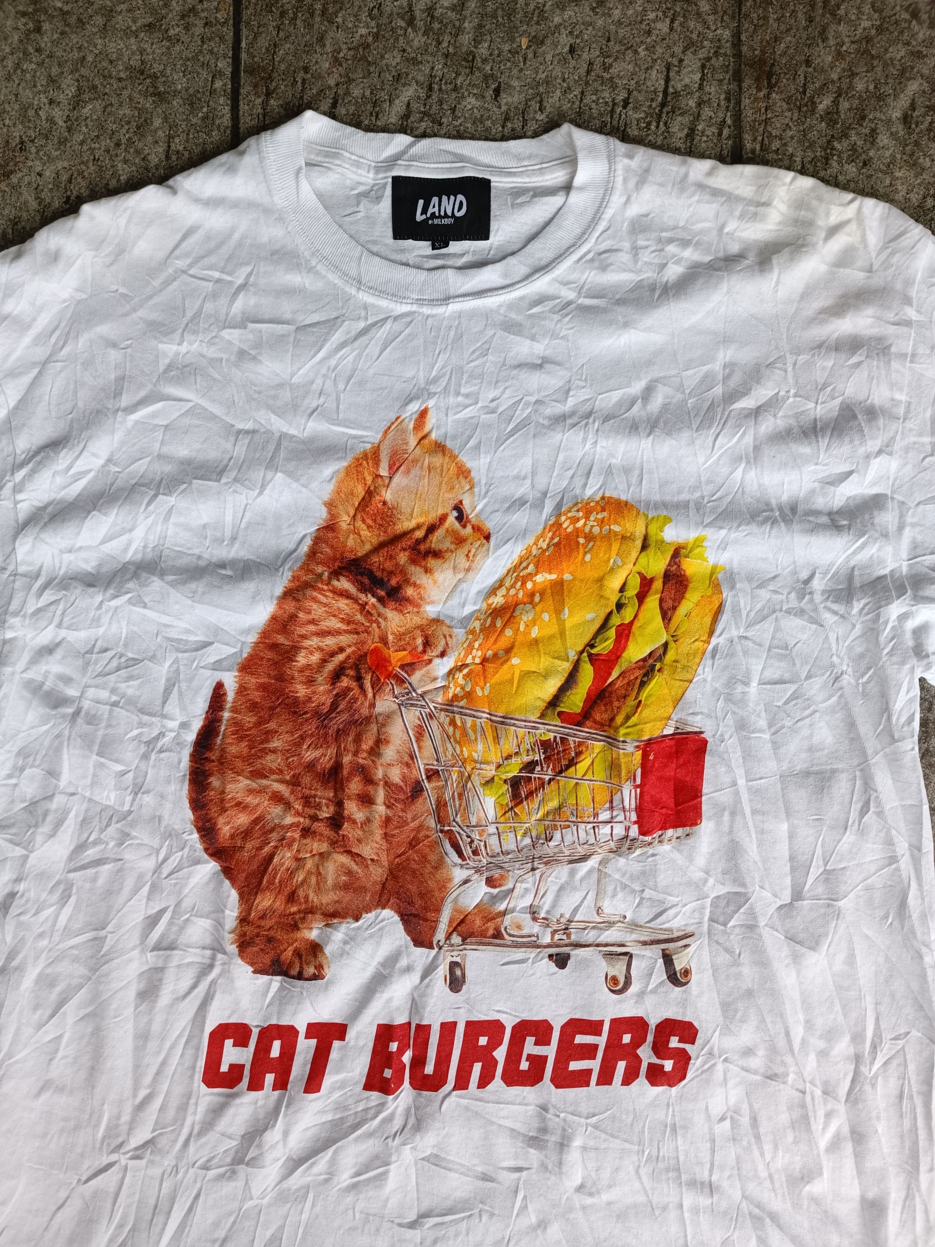 Seditionaries t shirt punk long sleeve land by milkboy cat burgers Size US XL / EU 56 / 4 - 2 Thumbnail