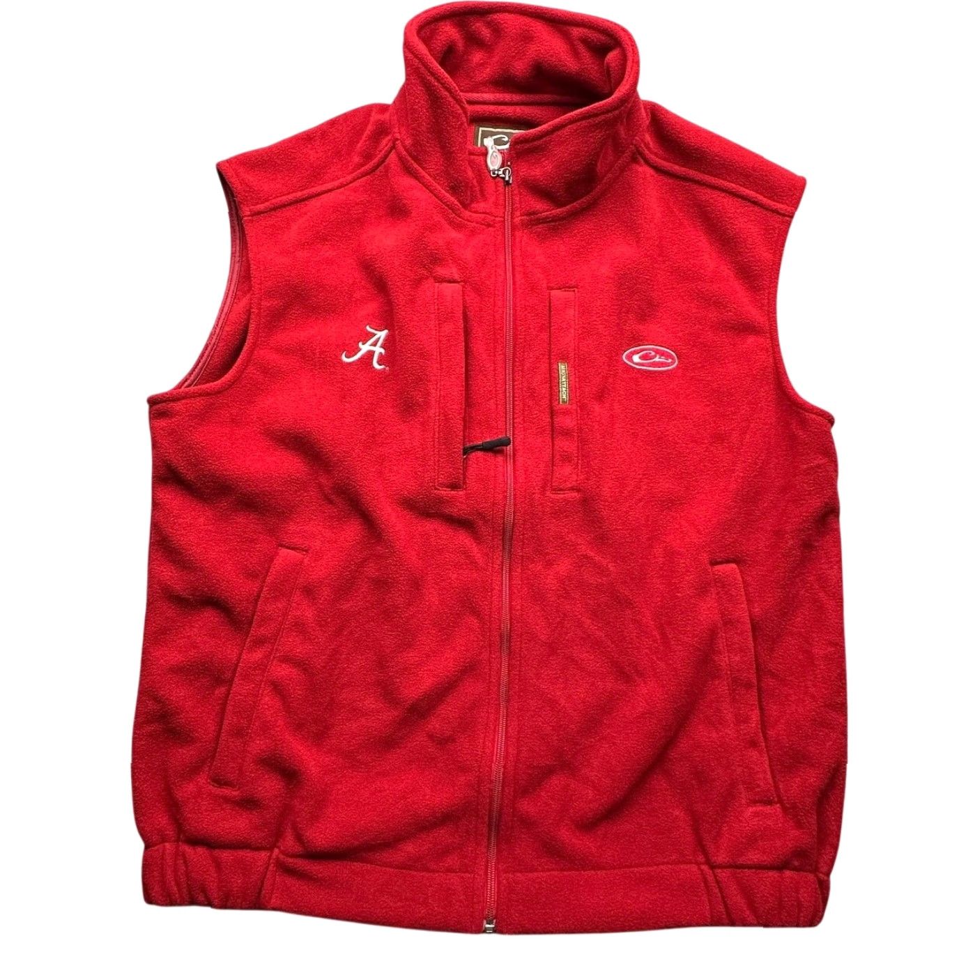 Vintage Drake Clothing Company Magnattach Alabama Crimson Tide Fleece Vest Mens XL Vest Mens XL Red Size US XL / EU 56 / 4 - 2 Thumbnail