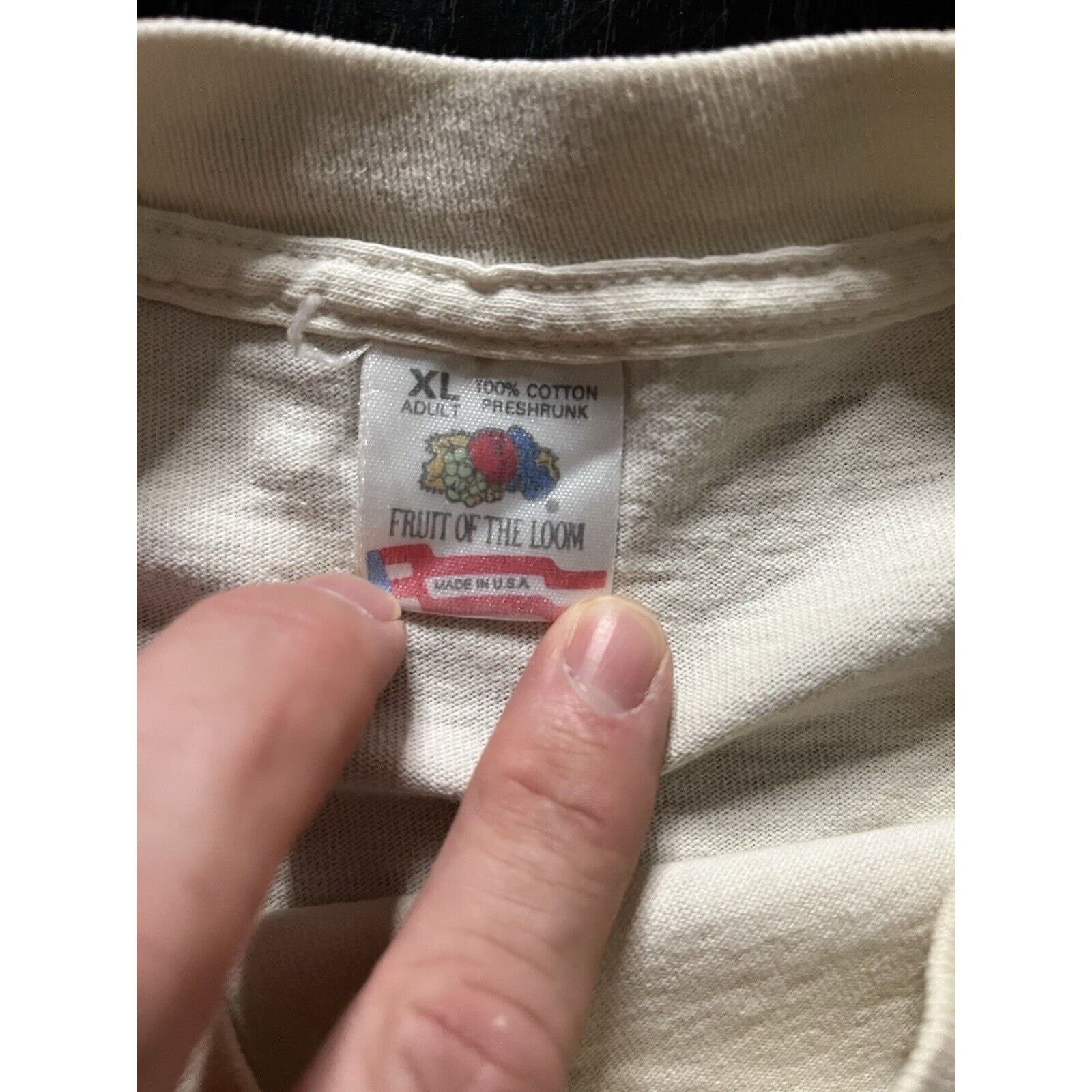 Fruit Of The Loom Vintage Side Porch Baton Rouge T-Shirt – Made in USA Size US XL / EU 56 / 4 - 7 Thumbnail