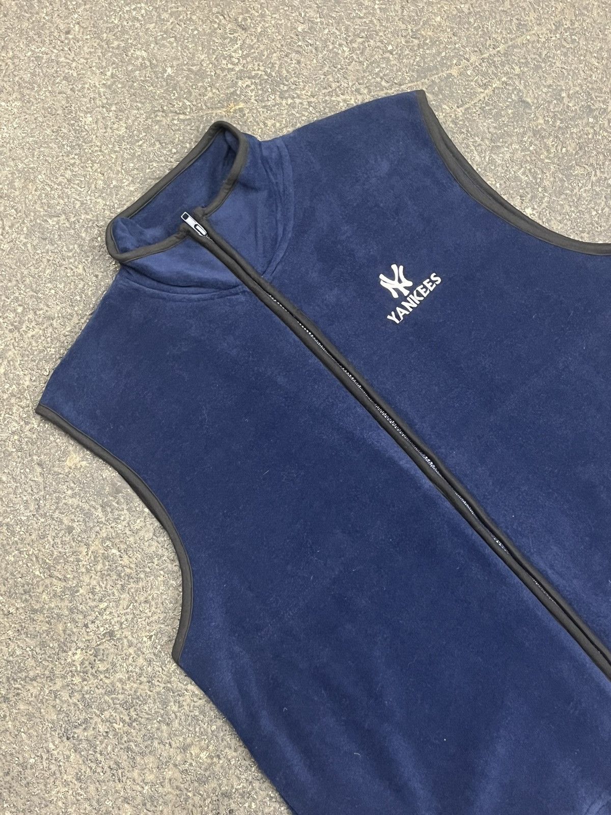 New York Yankees × Vintage New York Yankees vintage fleece vest sports hype streetwear Size US L / EU 52-54 / 3 - 2 Thumbnail
