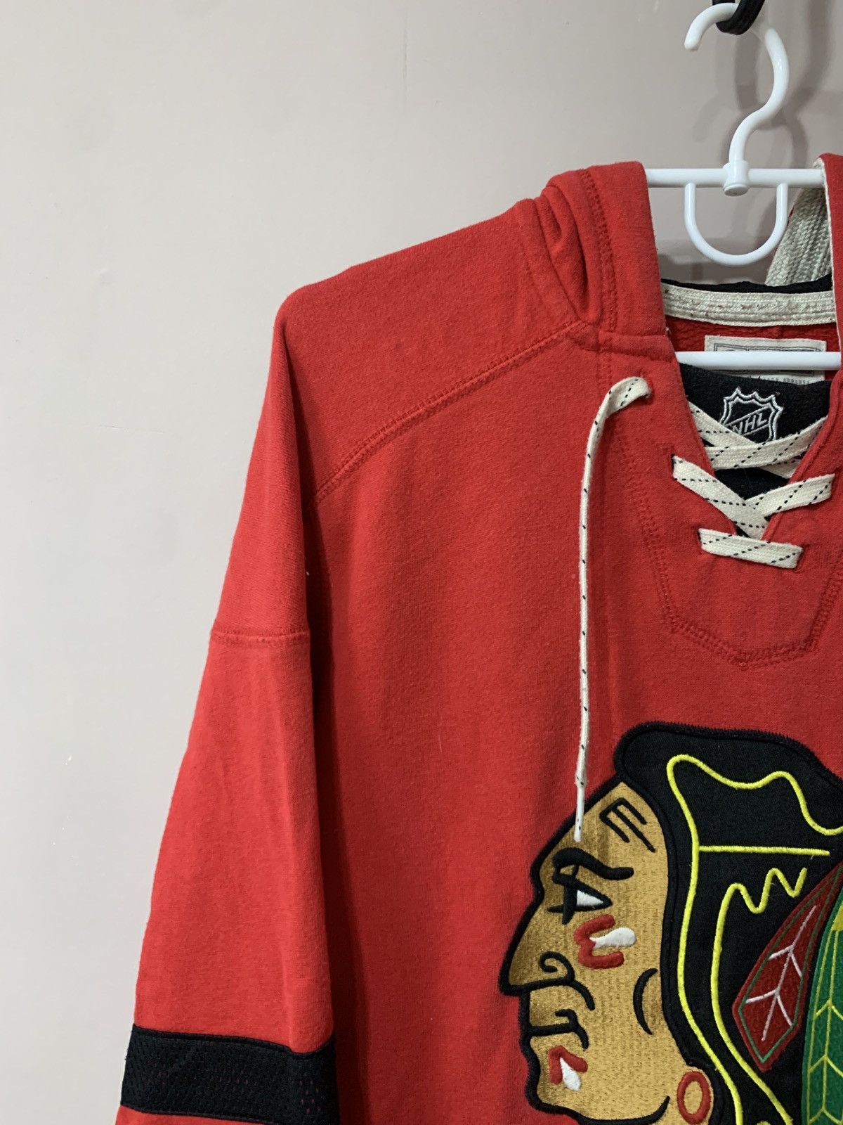 NHL Chicago Blackhawks Vintage Hockey Hoodie Jacket CCM NHL Sz S Size US S / EU 44-46 / 1 - 4 Thumbnail