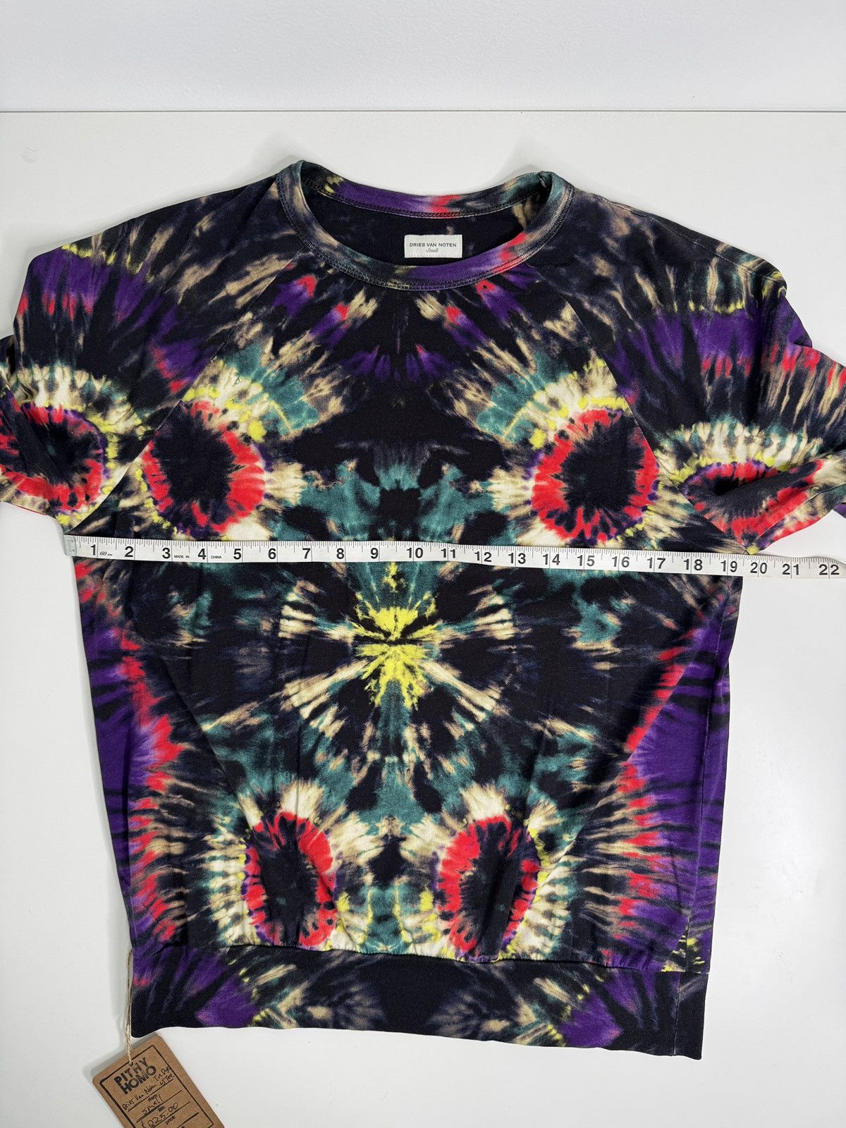 Dries Van Noten Dries Van Noten Tie-Dyed Longsleeve T-Shirt Size US S / EU 44-46 / 1 - 5 Thumbnail