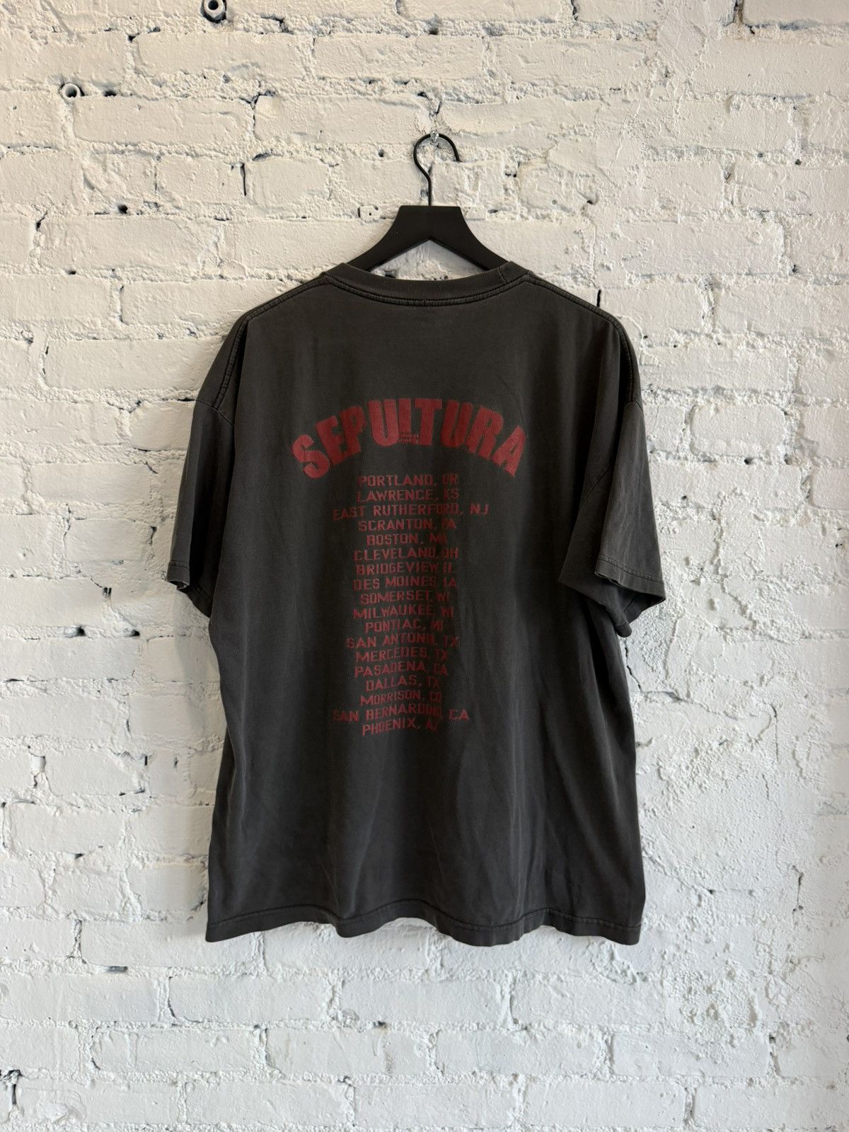 Vintage 1990s SEPULTURA TOUR TEE Size US XL / EU 56 / 4 - 3 Thumbnail