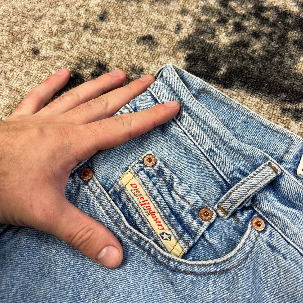 Diesel Diesel Vintage Y2K Baggy Denim Jeans Streetwear Style Size US 33 - 6 Thumbnail