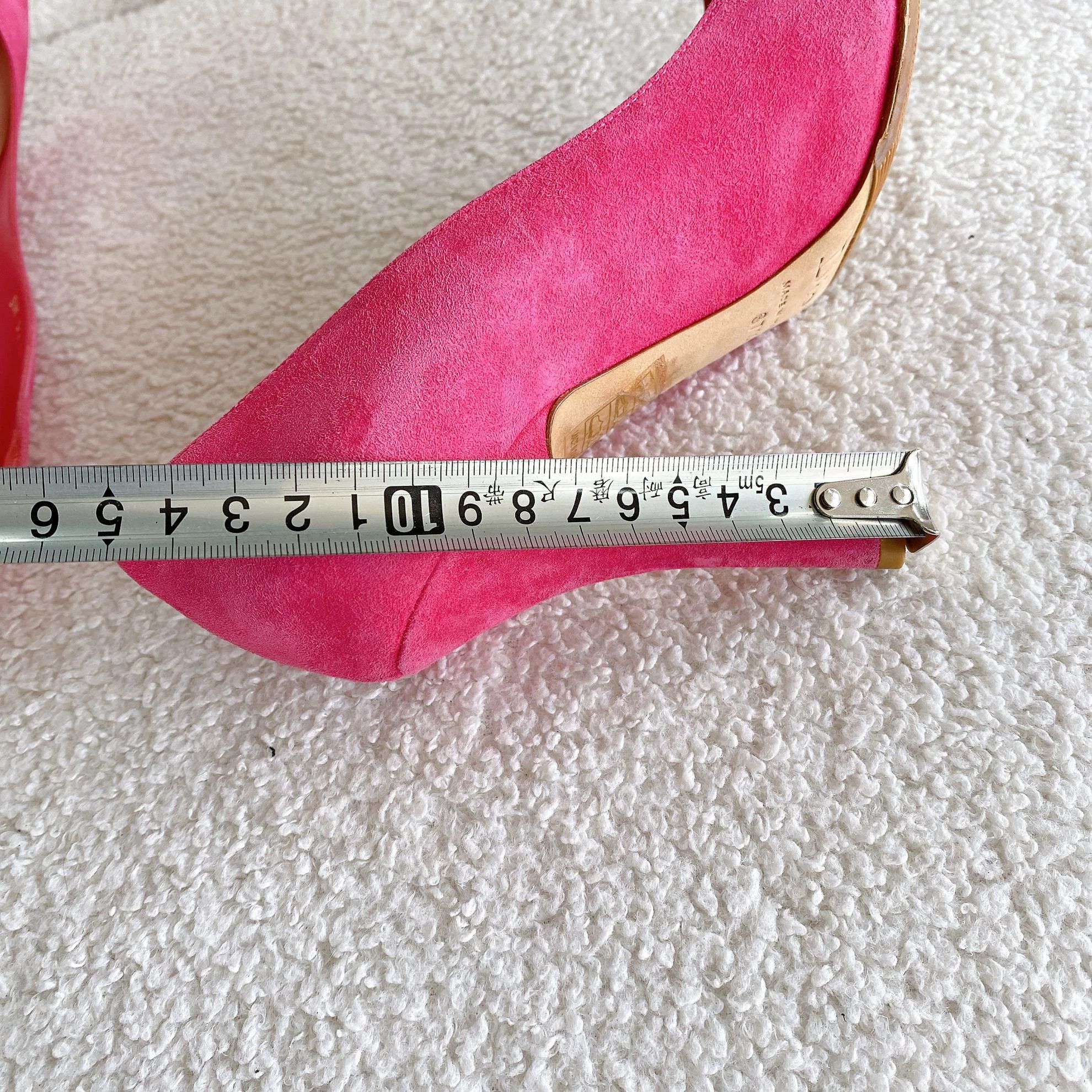 Christian Dior Monsieur Christian Dior fuchsia pumps size 37.5 Size US 7 / IT 37 - 8 Thumbnail