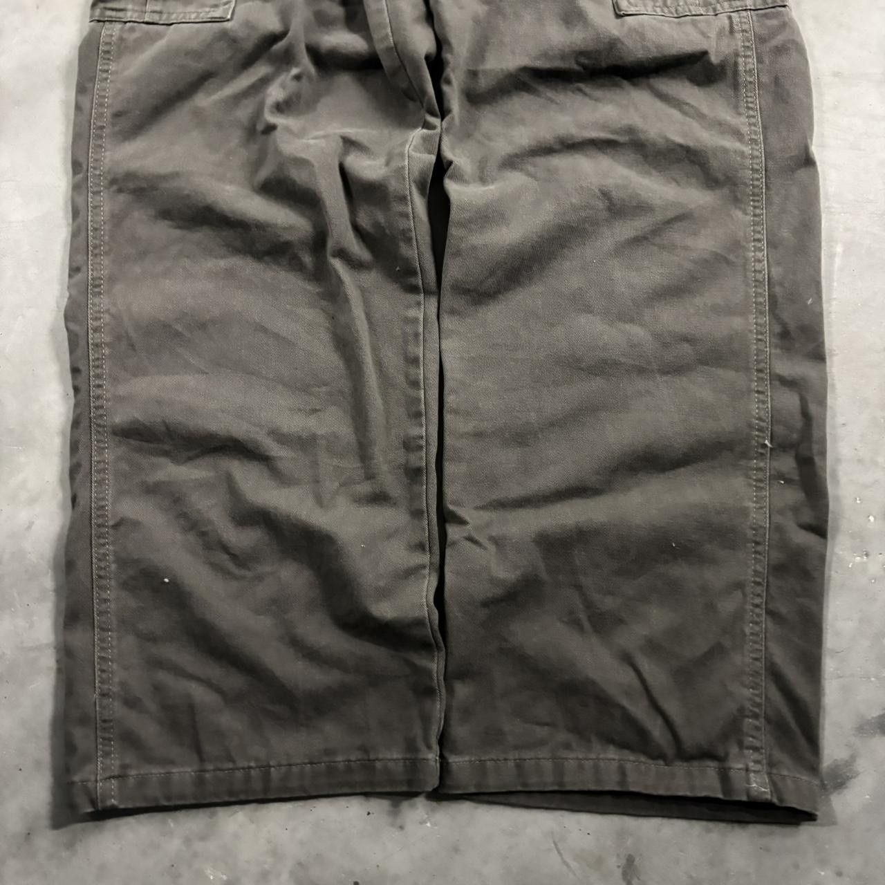 Vintage Crazy Vintage Y2K/2000s Grey Earth Tone Streetwear Skater Cargo Pants! 34x32 Size US 34 / EU 50 - 6 Thumbnail