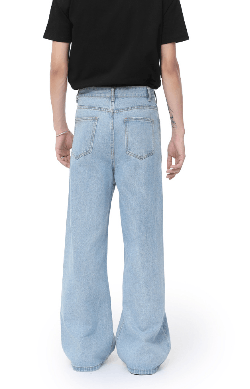 Jean High street wide leg loose straight cleanfit jeans Size US 32 / EU 48 - 4 Thumbnail