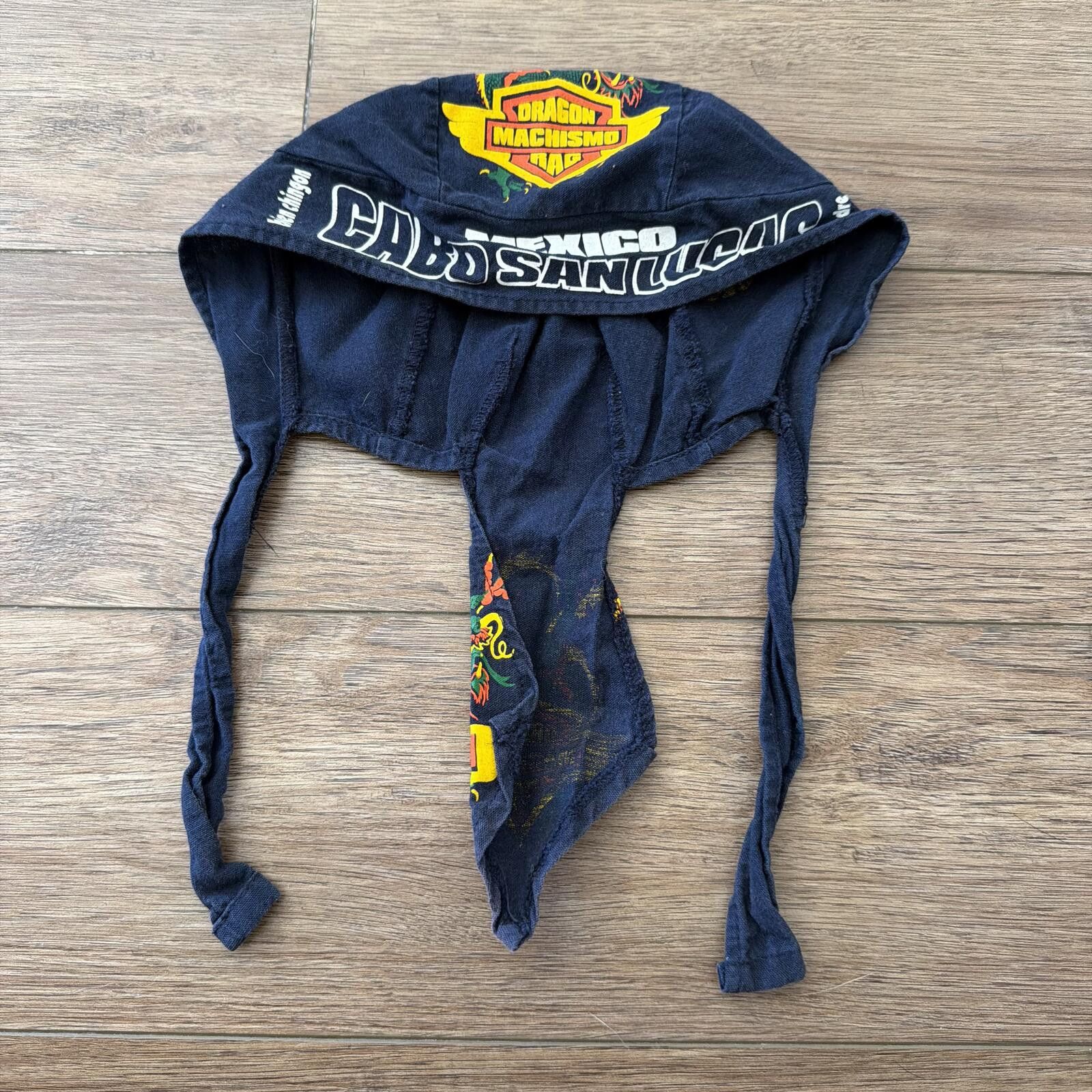Other Vintage Dragon Machismo Cabo San Lucas Mexico Biker Skullcap Size ONE SIZE - 1 Thumbnail
