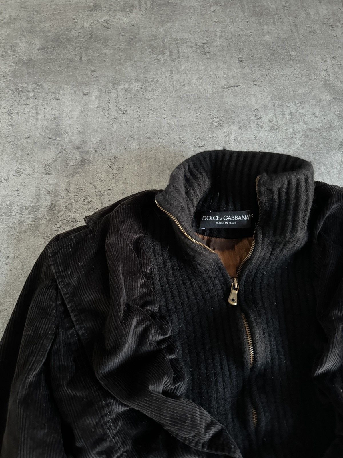 Dolce & Gabbana × Vintage Dolce&Gabbana Vintage 90s Velvet Blazer Jacket Leopard Rare! Size M / US 6-8 / IT 42-44 - 3 Thumbnail