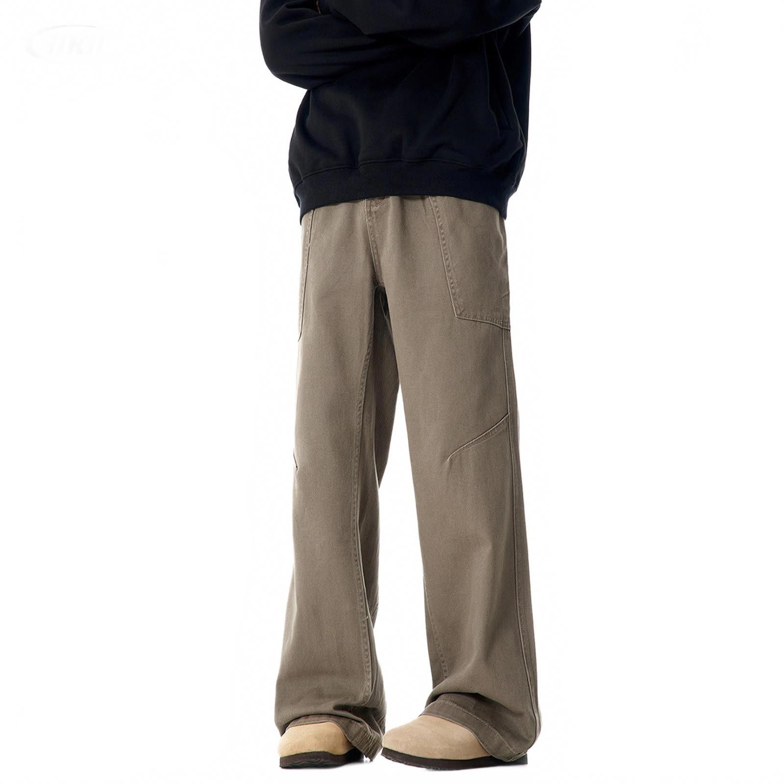 Japanese Brand Wide Leg Casual Pants, Loose Fit Trousers Size US 32 / EU 48 - 3 Thumbnail