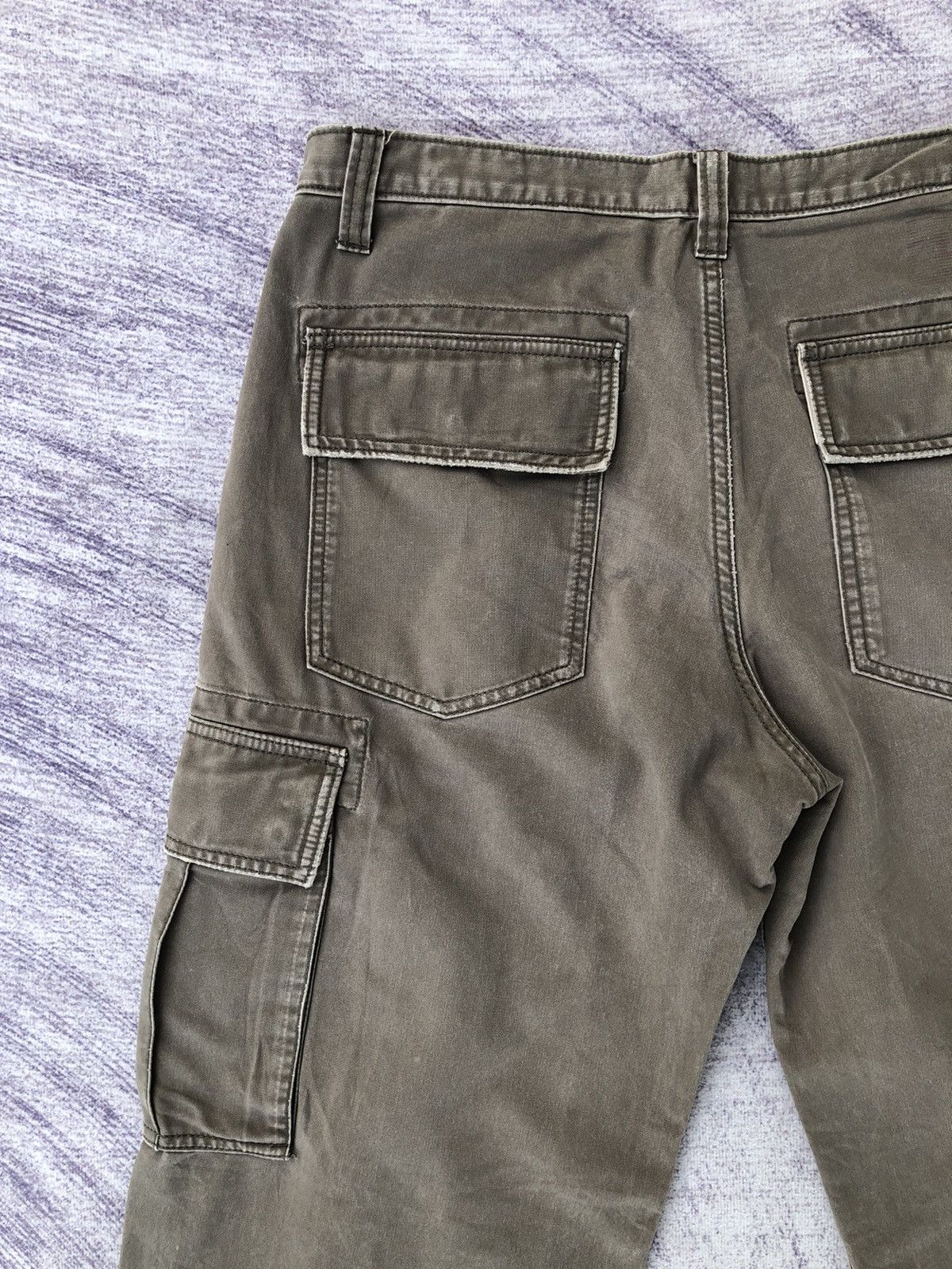 Japanese Brand × Olive × Oshkosh OshKosh Cargo Green Olive Style Multi-Pocket Pants Size US 31 - 16 Thumbnail
