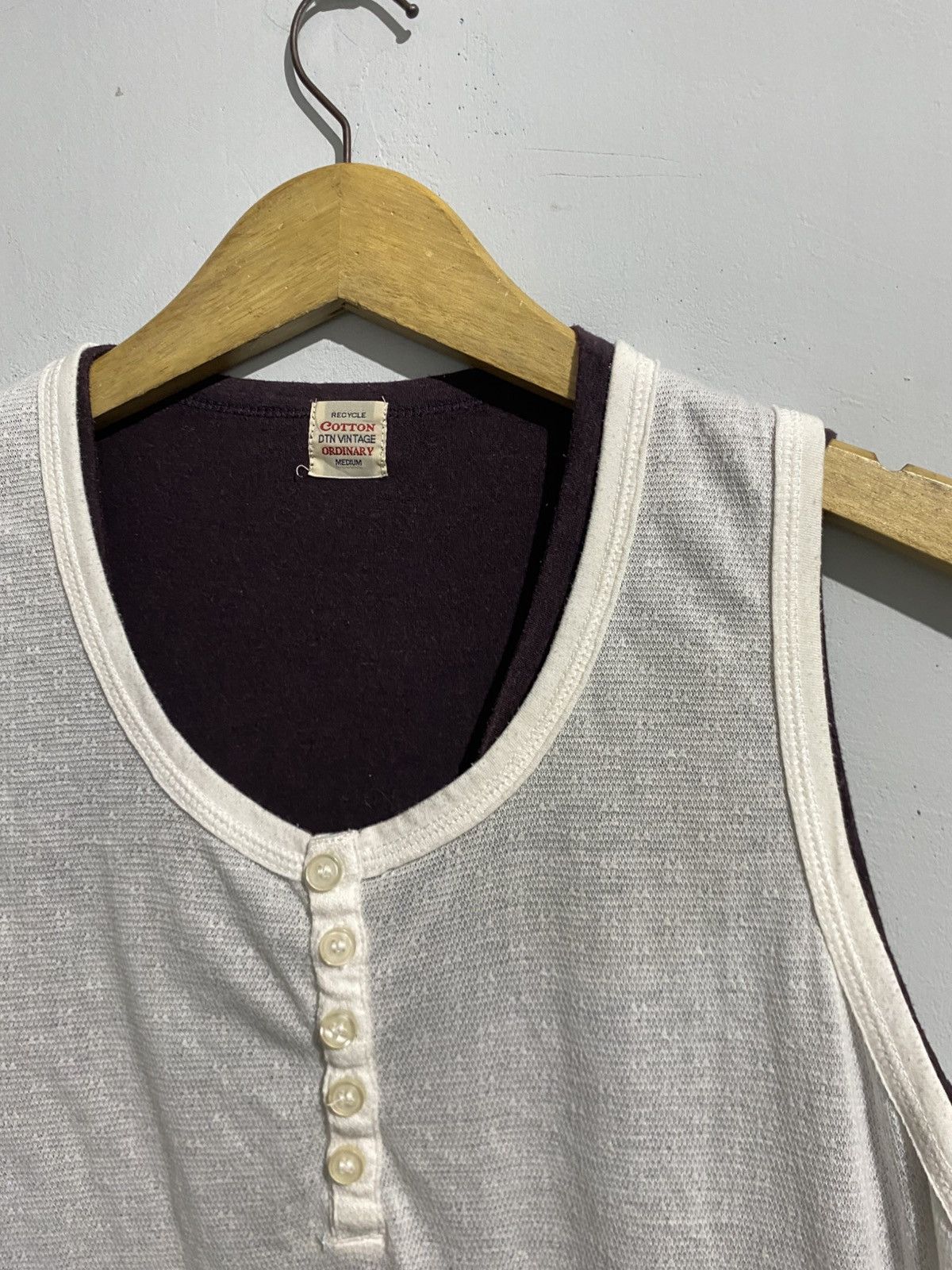 If Six Was Nine × Japanese Brand × Le Grande Bleu (L.G.B.) DTN VINTAGE double layers reversible tanktop Size US M / EU 48-50 / 2 - 3 Thumbnail