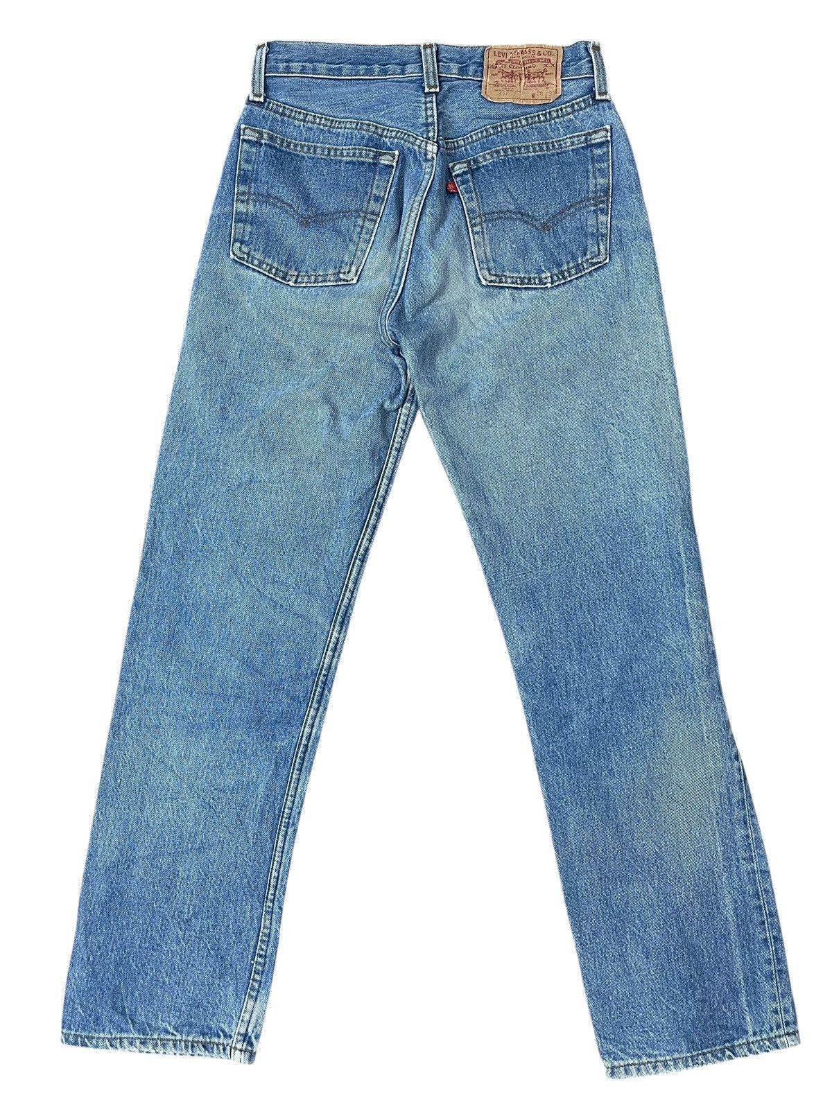 Levi's Vintage 80’s Levi’s 501 Straight Cut Jeans Size US 28 / EU 44 - 2 Thumbnail