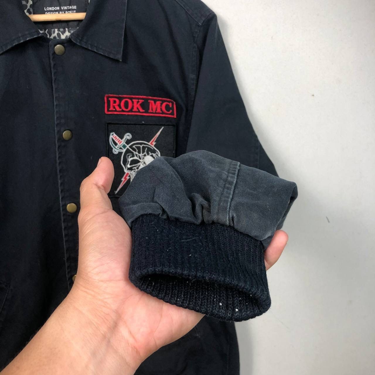 Rokit × Vintage Crazy London Vintage Design by Rokit Varsity Stadium Jacket Size US M / EU 48-50 / 2 - 7 Thumbnail