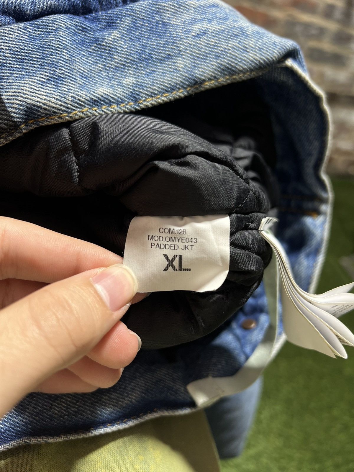 Off-White Off-White Insulated Denim Jacket Size US XL / EU 56 / 4 - 5 Thumbnail