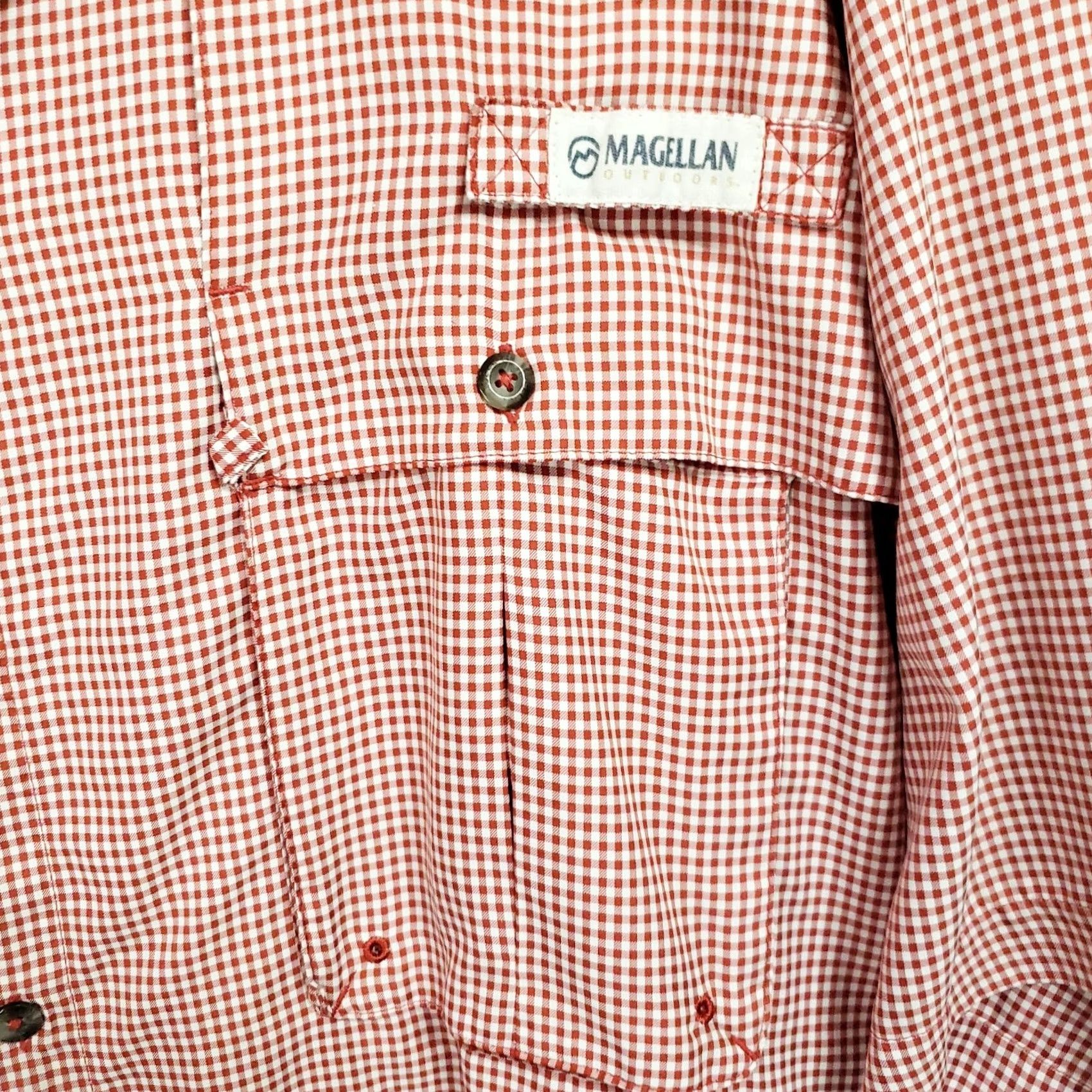 Vintage Magellan Men's Red Check Angler Shirt 3XL Relaxed Fit Outdoors Fishing Size US XXL / EU 58 / 5 - 4 Thumbnail
