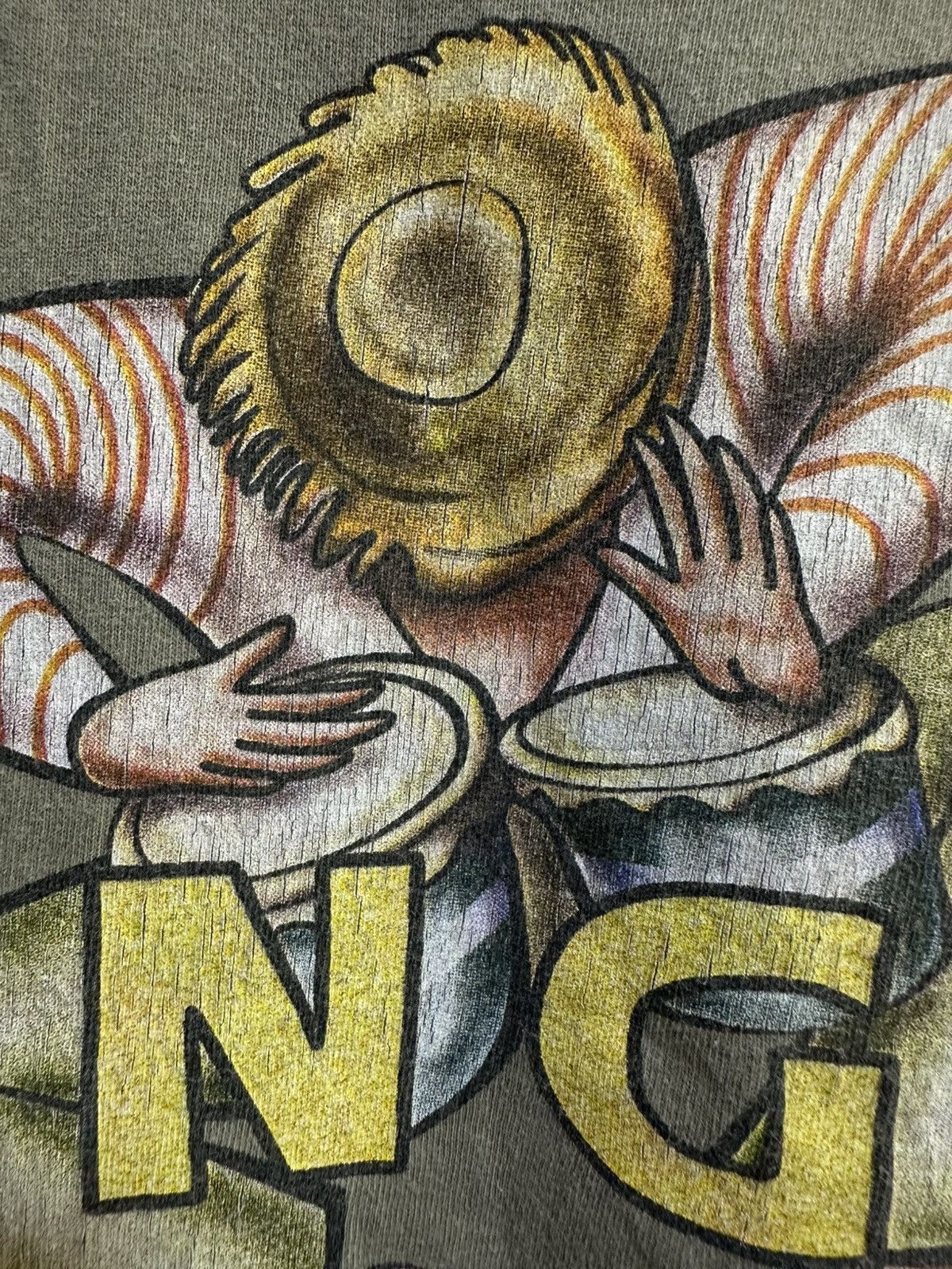 Sears × Vintage Vintage Bongos Cuban Cafe Faded Tee Size US L / EU 52-54 / 3 - 3 Thumbnail