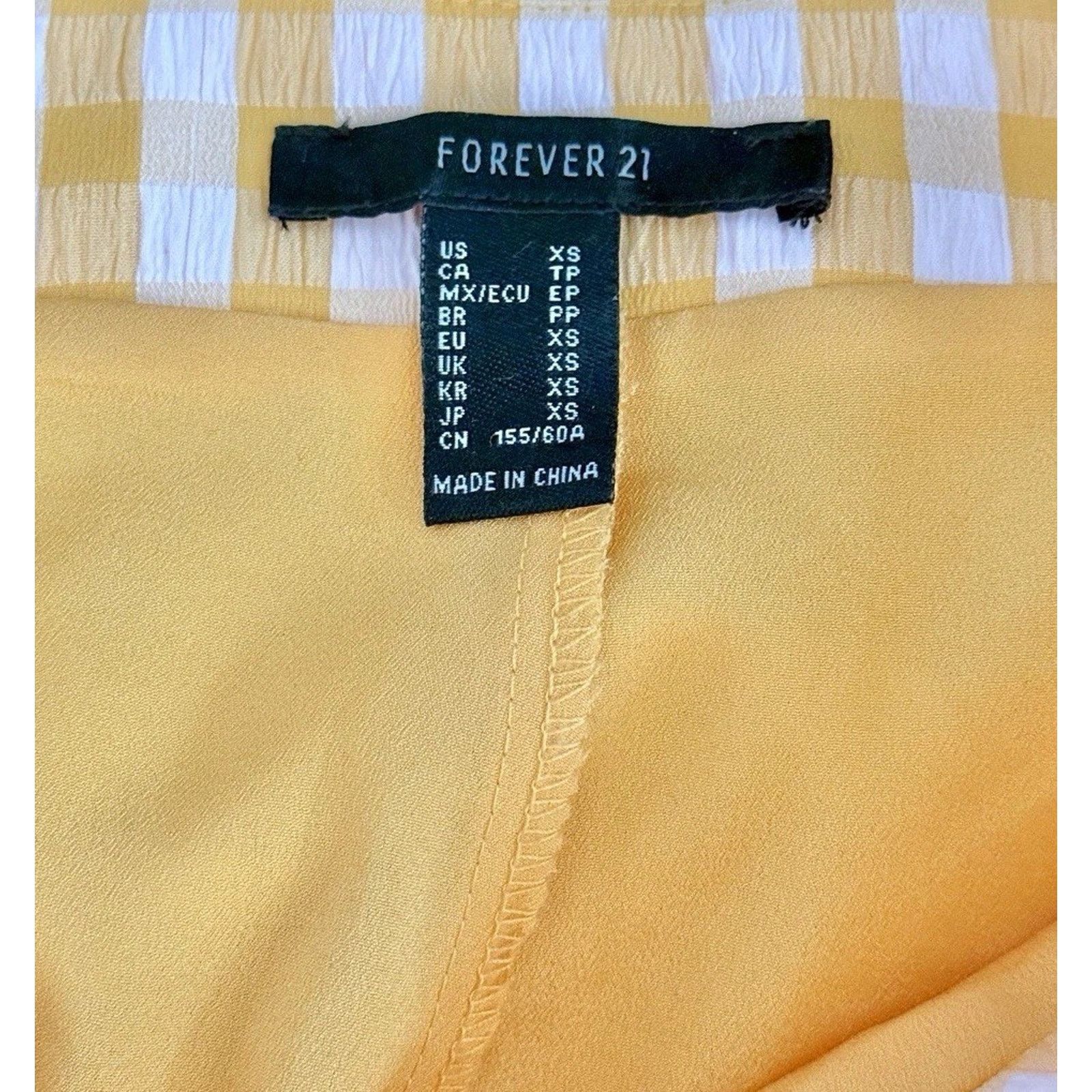 Forever 21 Forever 21 Skirt Over Shorts XS Womens Orange Skort TSITP Size 26" / US 2 / IT 38 - 6 Thumbnail