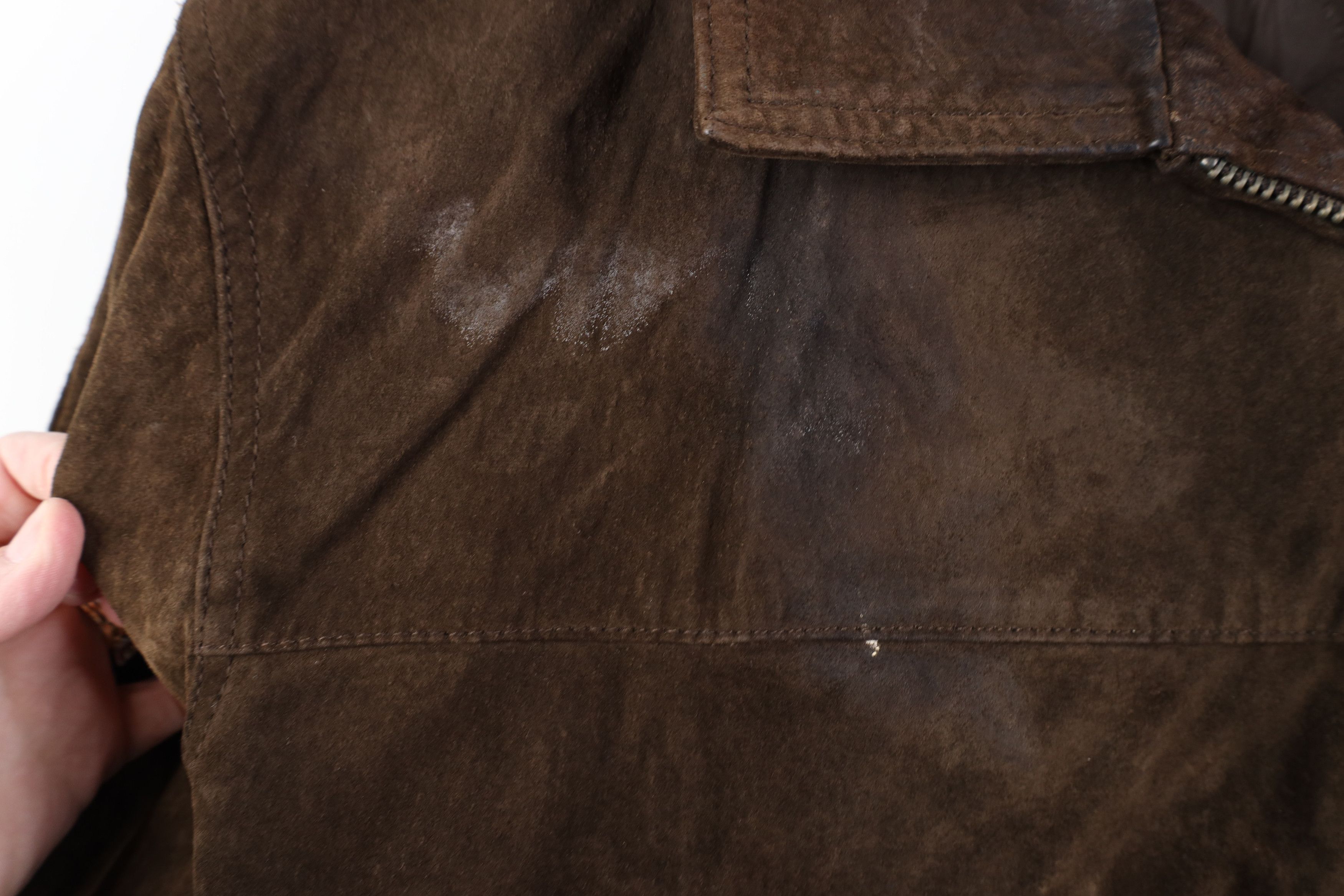 Vintage Vintage 90s Y2K Streetwear Suede Leather Bomber Jacket Size US XL / EU 56 / 4 - 5 Thumbnail