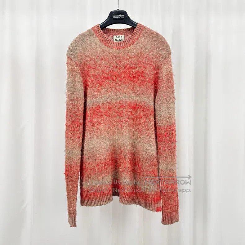 Acne Studios Acne Studios Fuzzy design gradient striped knitted sweater Size US XS / EU 42 / 0 - 1 Thumbnail