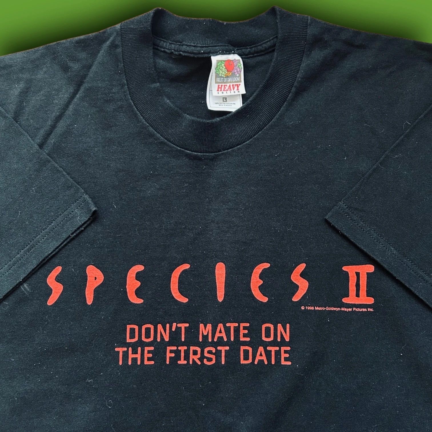 Vintage 90s Species II Horror Movie T Shirt