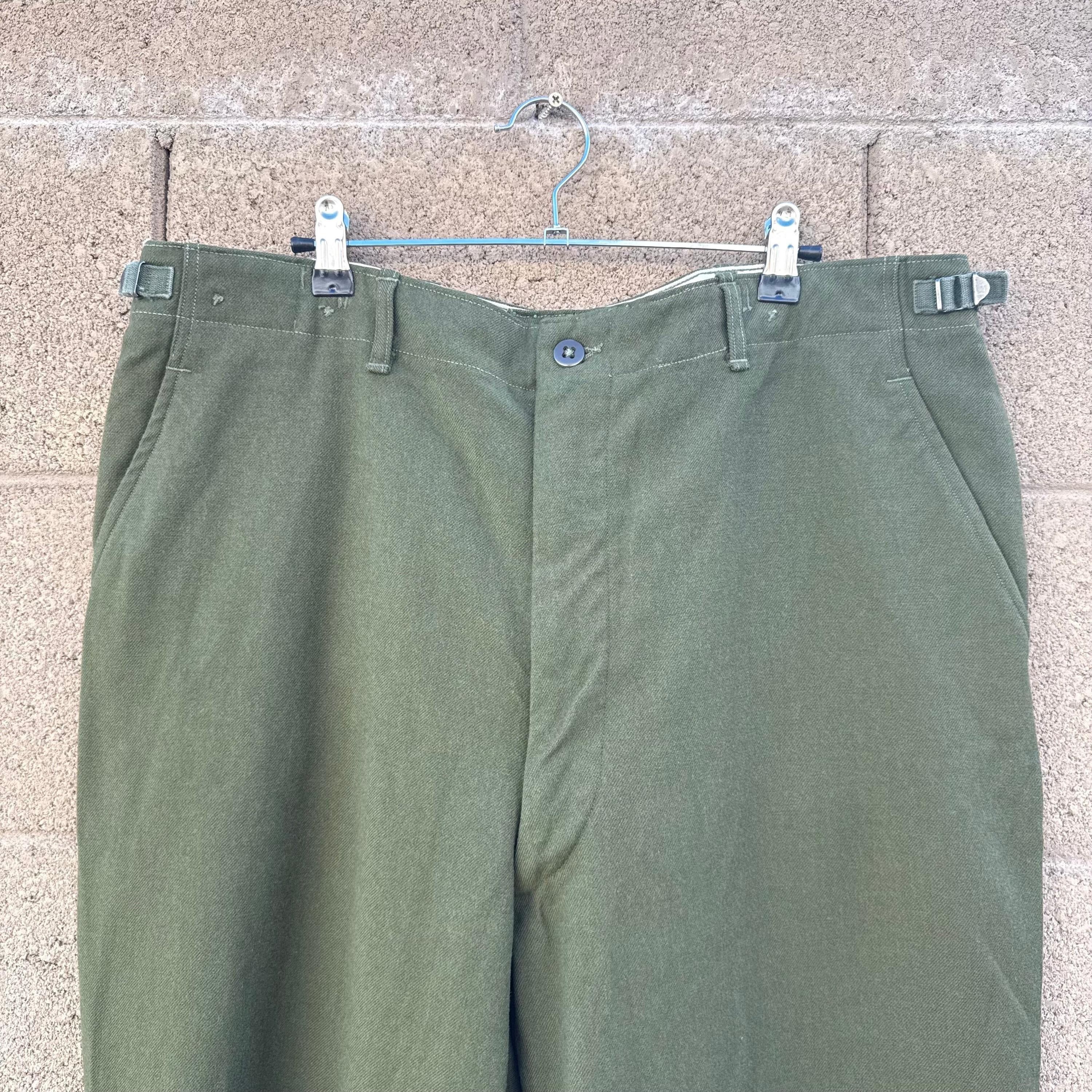 Vintage 50's US Military Wool Field M-51 Trousers Size US 38 / EU 54 - 10 Thumbnail