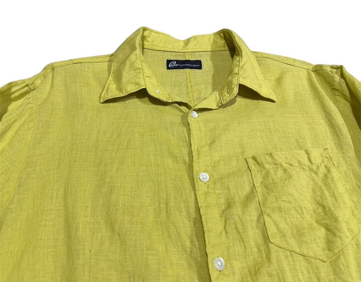 Hysteric Glamour × If Six Was Nine × Tornado Mart 🔥Sick Y2K Tornado Mart Linen Shirt Long Sleeve Size US L / EU 52-54 / 3 - 2 Thumbnail
