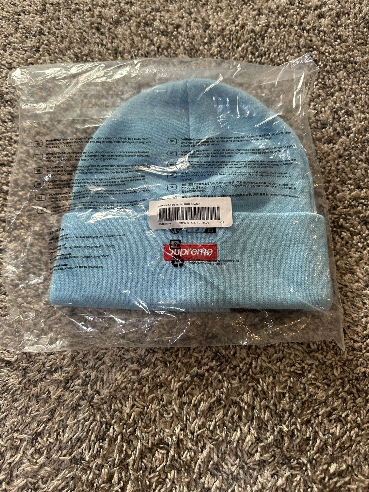 Supreme Supreme New Era Devil S Logo Beanie Size ONE SIZE - 2 Thumbnail