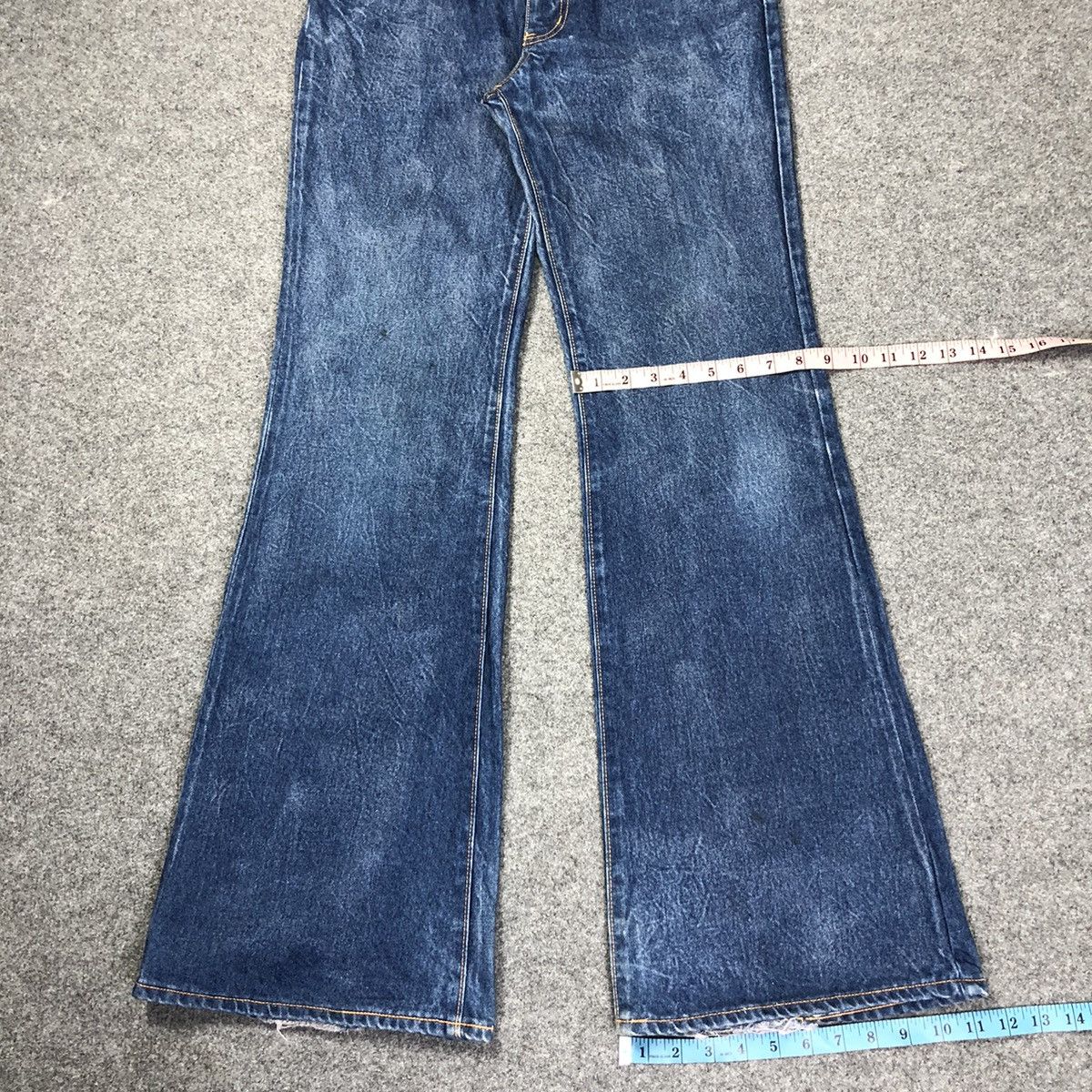 Edwin 🔥Rare🔥 Vintage 80s EDWIN Flare Bootcut Denim Jeans Size US 31 - 10 Thumbnail