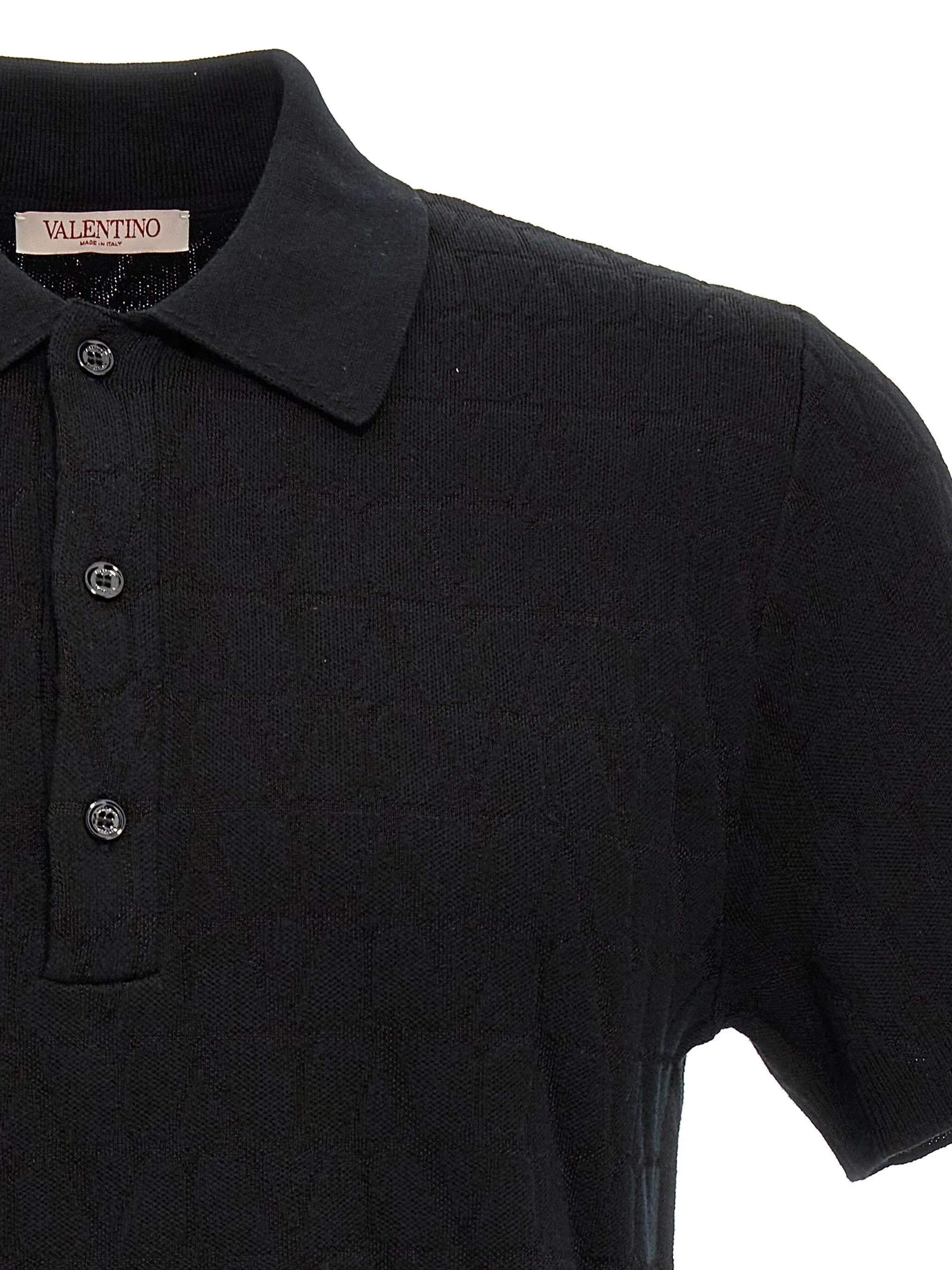Valentino o1y0525 Polo Shirt in Black Size US L / EU 52-54 / 3 - 3 Thumbnail