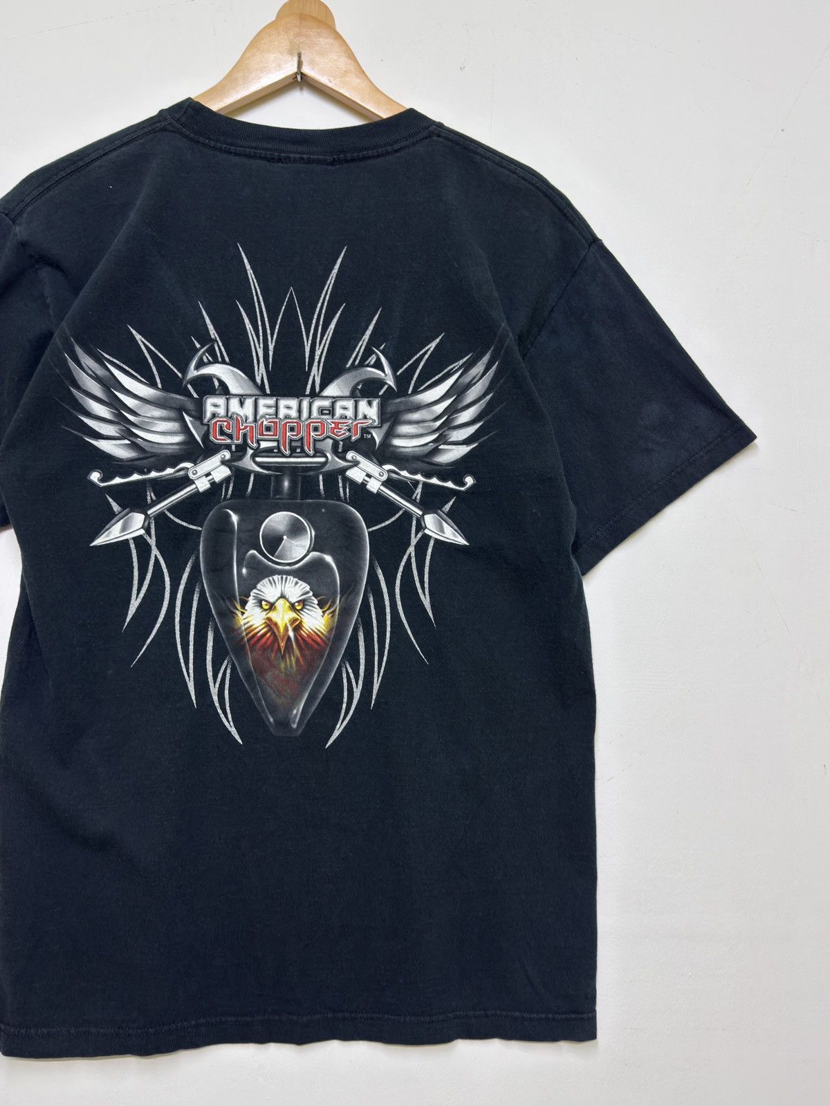 West Coast Choppers Vintage American Chopper Y2K Biker Graphic Eagle Motor Tee Size US S / EU 44-46 / 1 - 8 Thumbnail