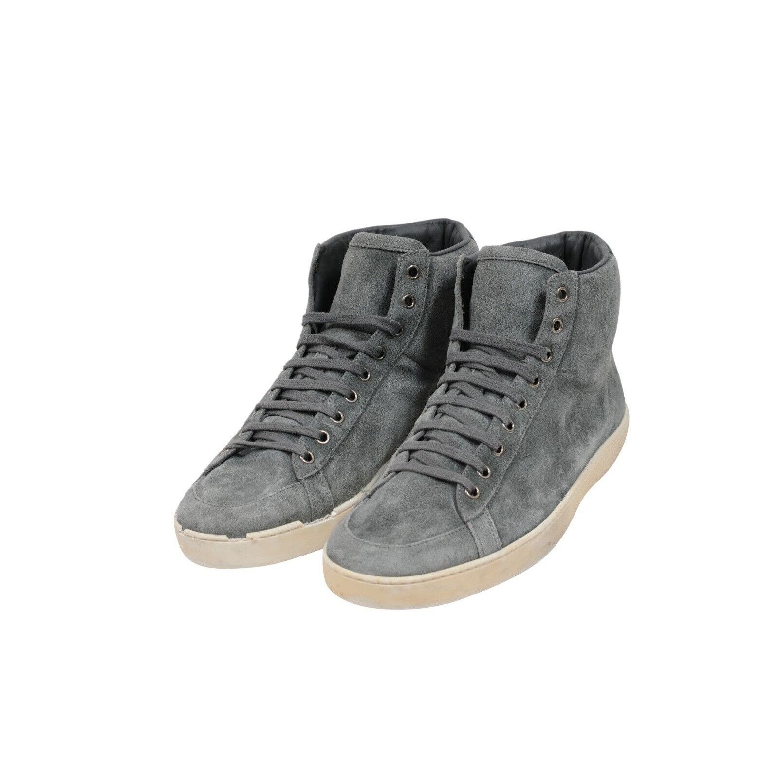 Gucci Mint Green Suede High Top Sneakers Size US 11.5 / EU 44-45 - 3 Thumbnail