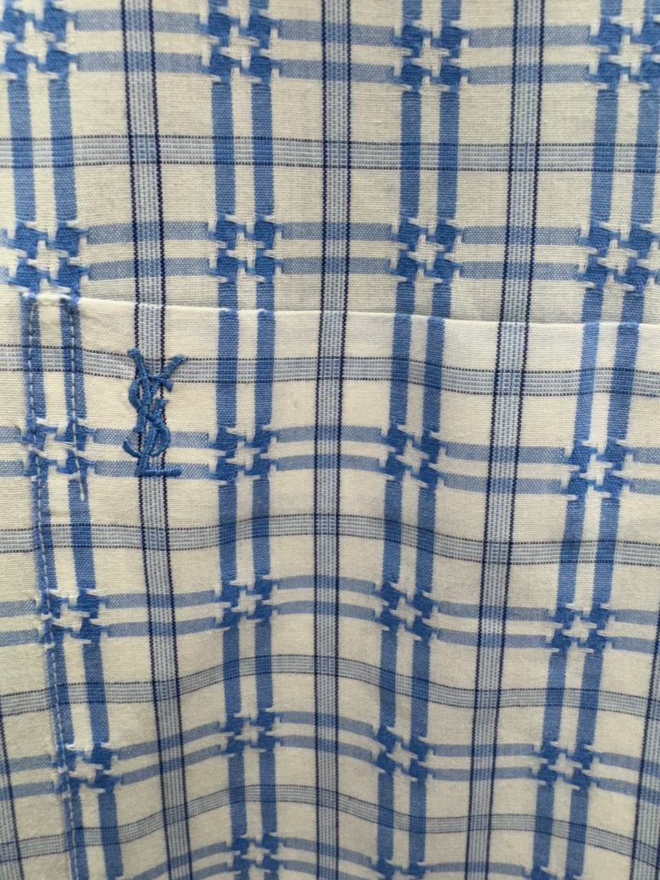 Yves Saint Laurent Vintage YSL Yves Saint Laurent Shirt Button Up Size US XL / EU 56 / 4 - 3 Thumbnail