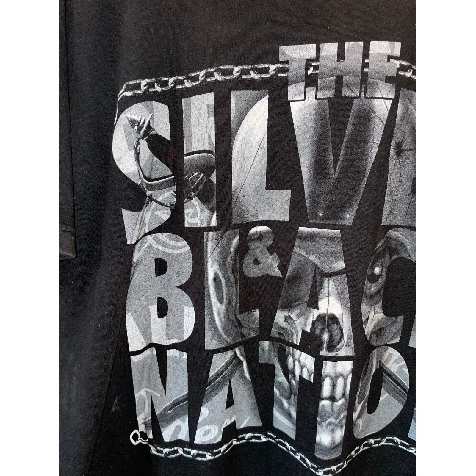 NFL Las Vegas Raiders Shirt The Silver & Black Nation NFL Tee 2X Size US XXL / EU 58 / 5 - 3 Thumbnail