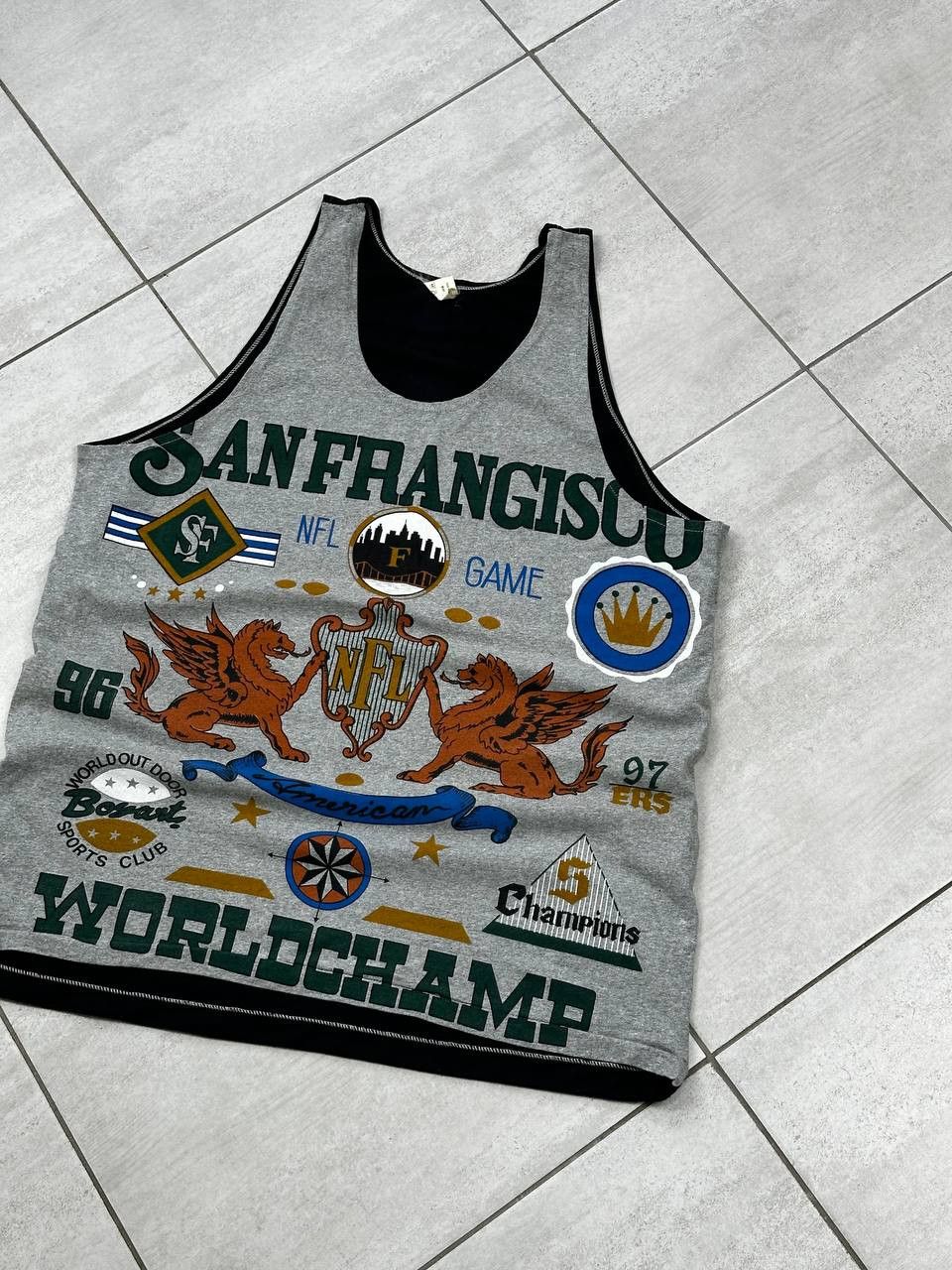 NFL × Vintage Rare NFL San Francisco 1996 Champions 97ers Jersey Size US L / EU 52-54 / 3 - 1 Thumbnail