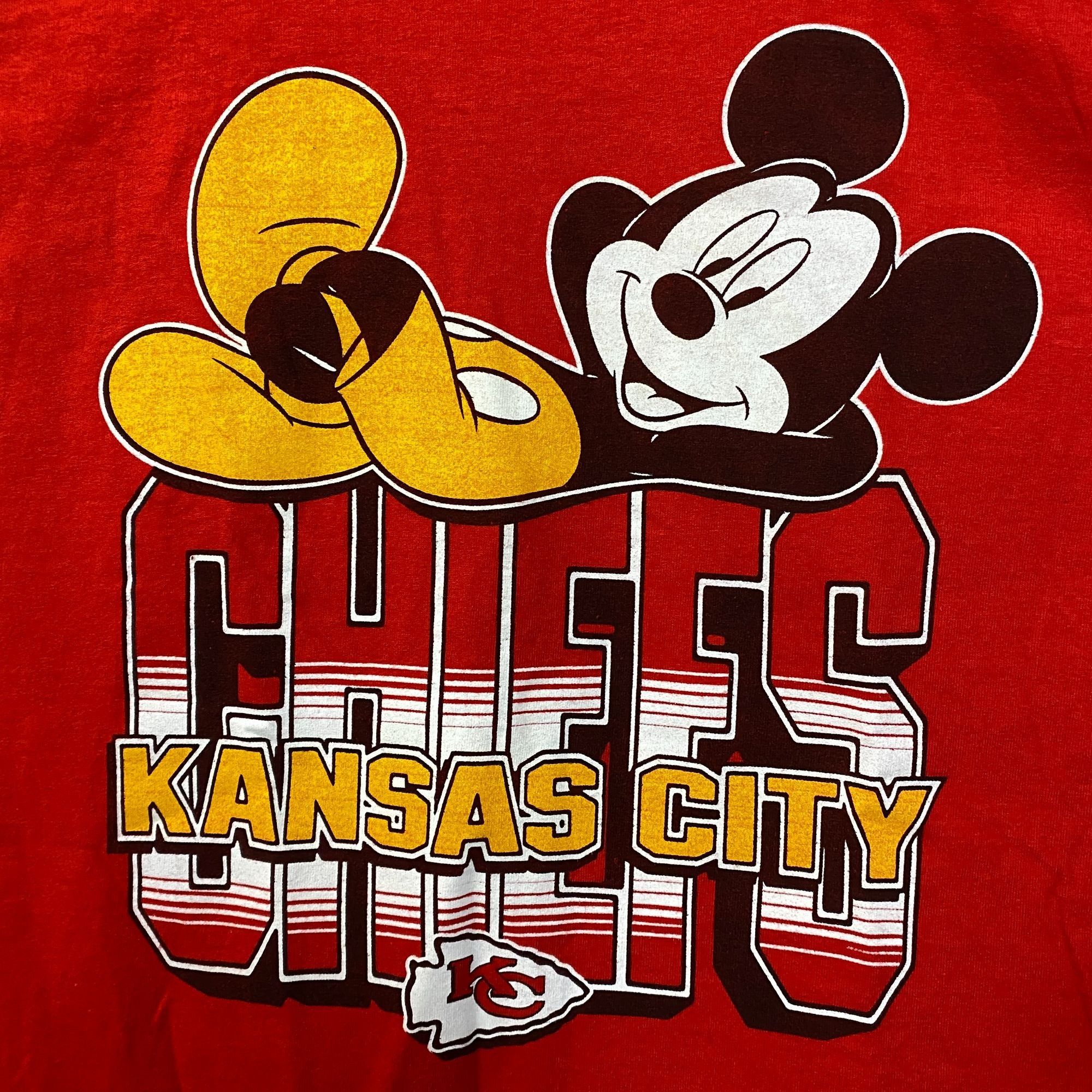 Disney Junk Food x NFL Disney Mickey Mouse Kick Back Kansas City Ch Size US S / EU 44-46 / 1 - 2 Thumbnail