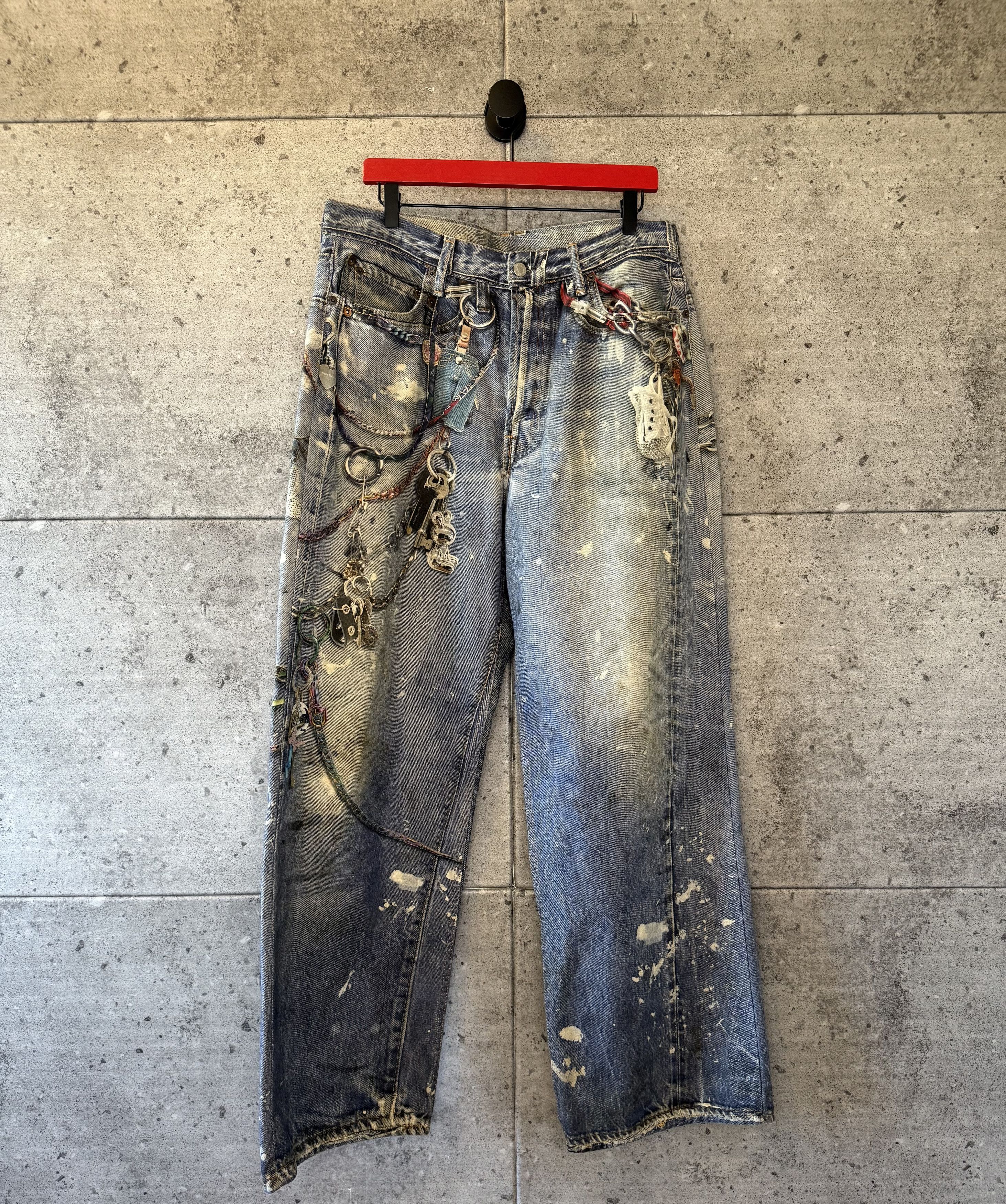 Acne Studios Acne studios trompe loeli key chain denim Size US 35 - 1 Thumbnail