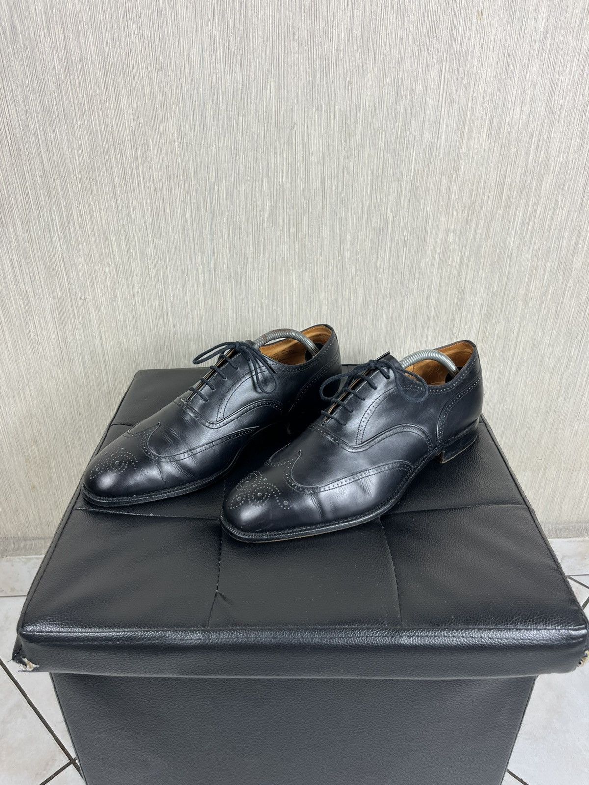 Church's × Vintage Vintage Church’s oxford brogues bordeaux leather shoes Size US 11.5 / EU 44-45 - 4 Thumbnail
