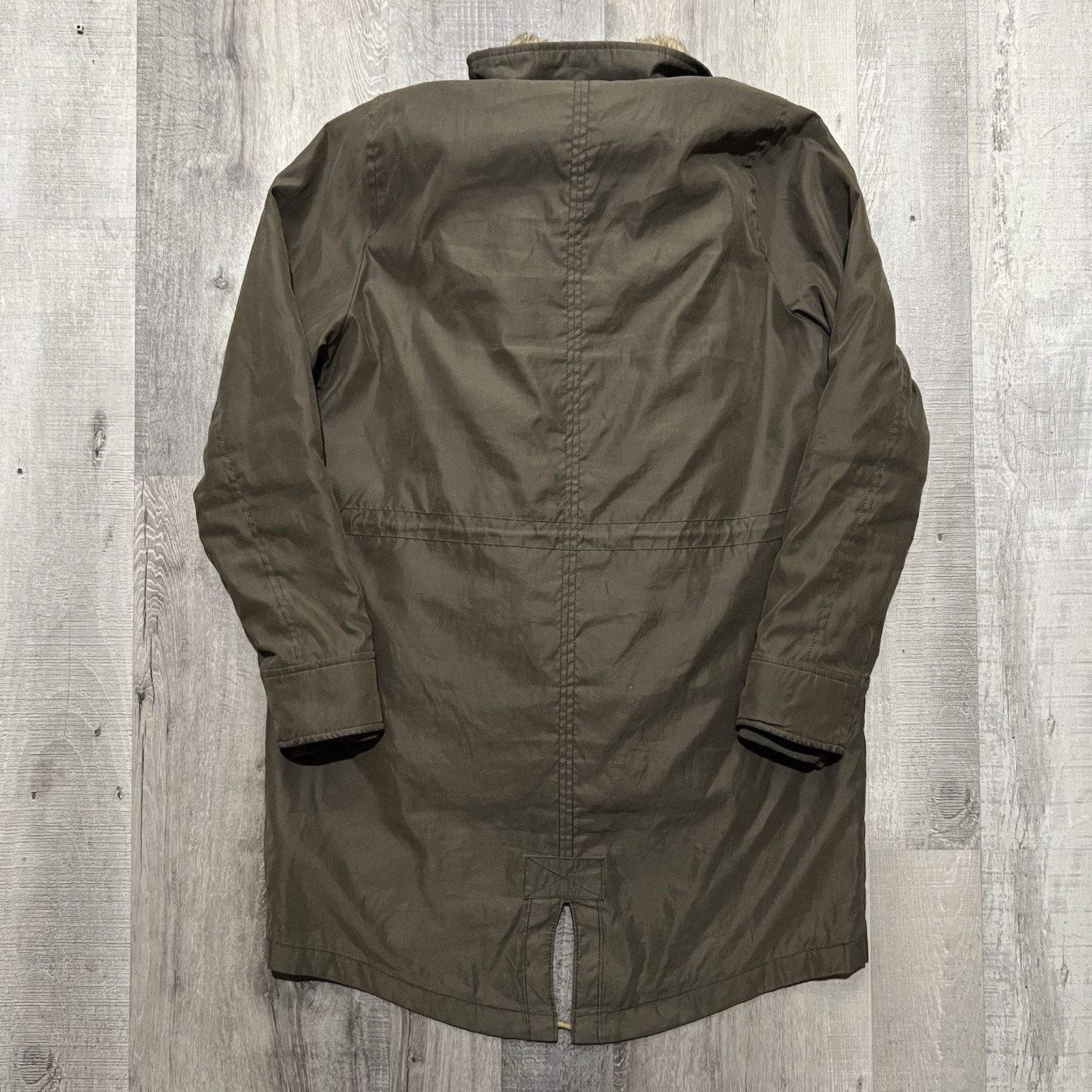 Abercrombie & Fitch Abercrombie And Fitch Green Fur Vest Military Coat Jacket Size L / US 10 / IT 46 - 2 Thumbnail