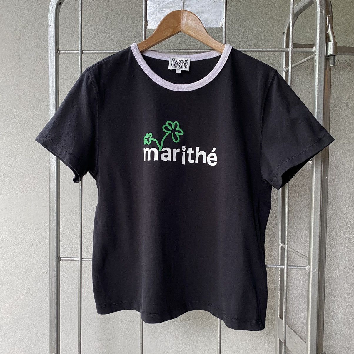 Marithe + Francois Girbaud MARITHE FRANCOIS GIRBAUD Black Tee Size M / US 6-8 / IT 42-44 - 6 Thumbnail