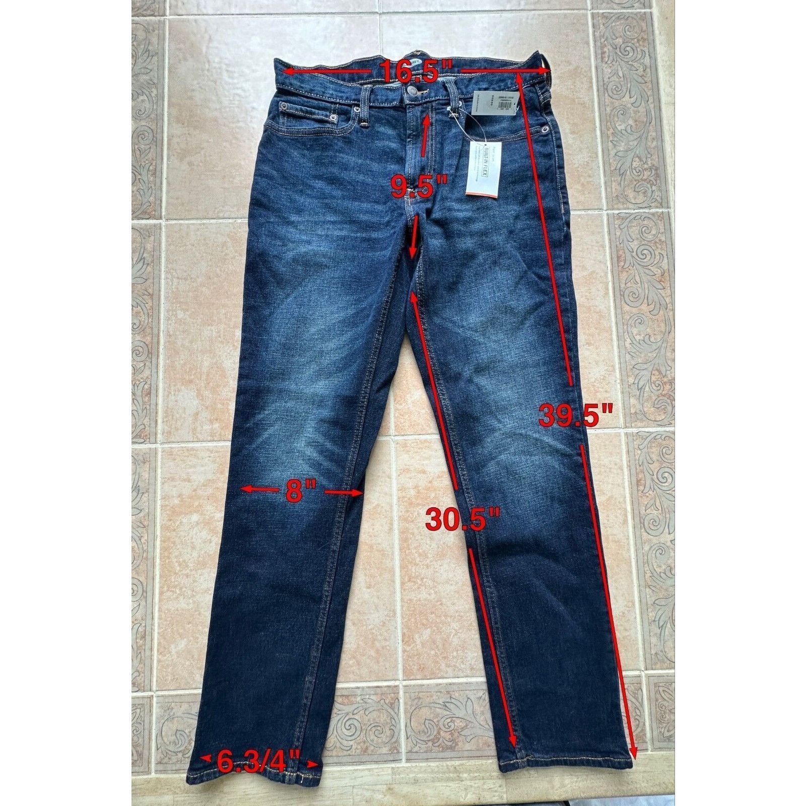 Old Navy Old Navy Slim Built-in flex Navy Jeans Men size 30 X 30 Size US 30 / EU 46 - 2 Thumbnail
