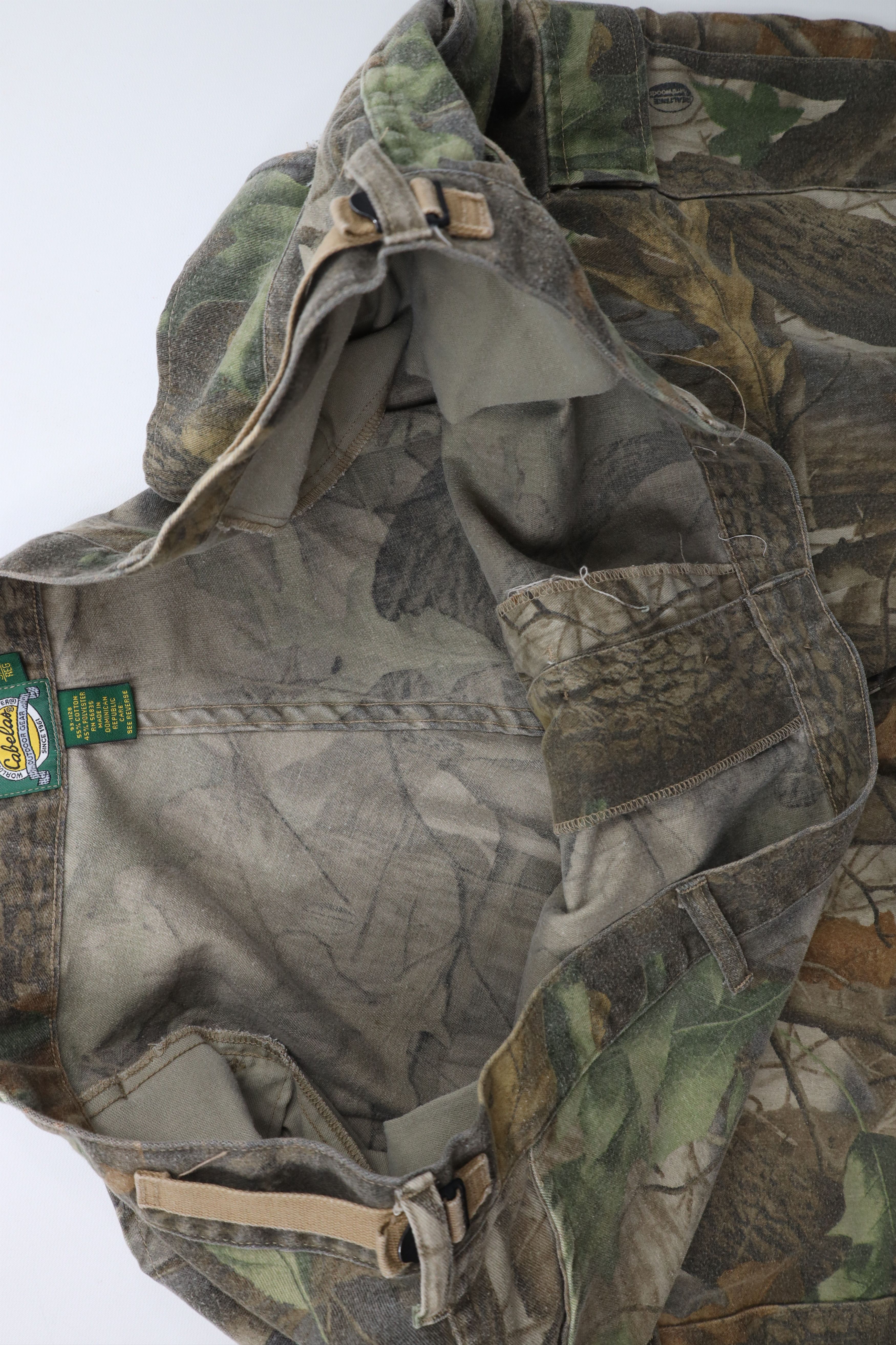 Cabelas × Vintage Vintage 90s Cabelas Realtree Camouflage Wide Leg Cargo Pants Size US 42 / EU 58 - 7 Thumbnail