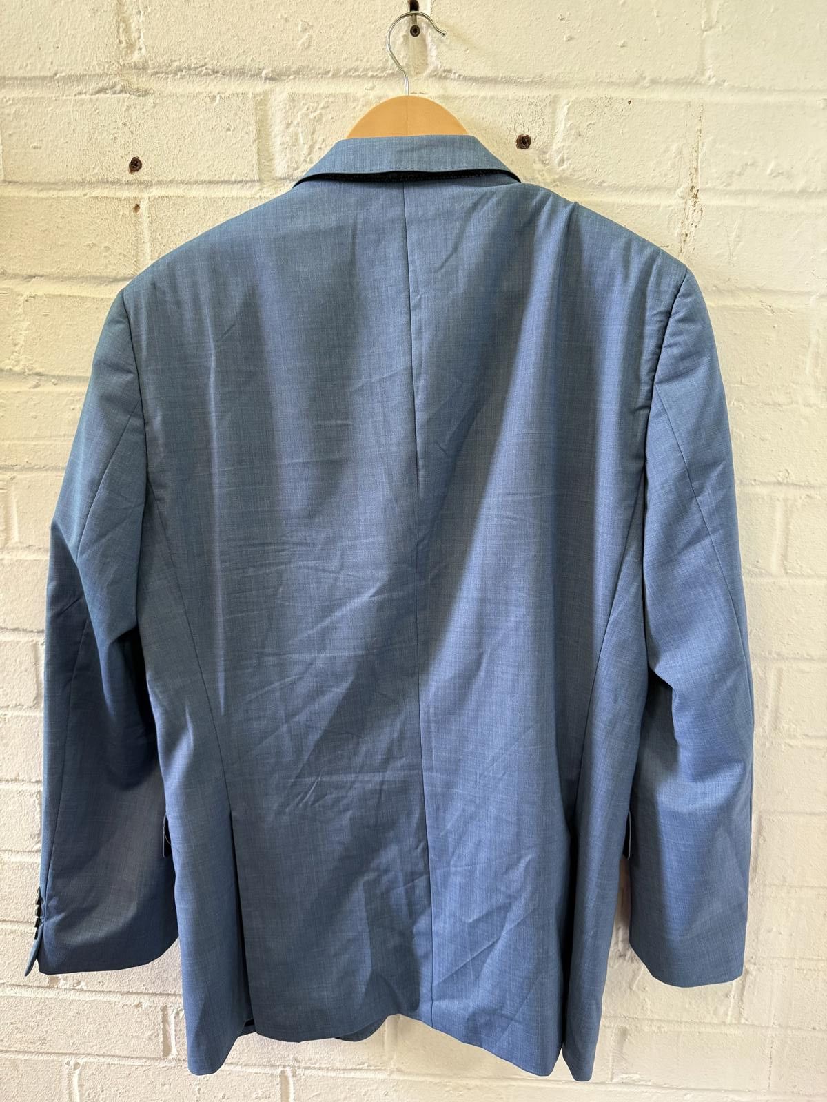 Hugo Boss BOSS Extra Slim Fit Blazer - Elegant Light Blue Size 42R - 3 Thumbnail
