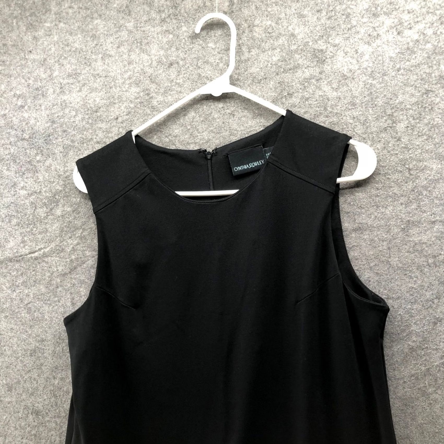 Cynthia Rowley Cynthia Rowley Sleeveless Sheath Dress Black Stretch Round Neck Career Size 10 Womens Dress Size L / US 10 / IT 46 - 5 Thumbnail